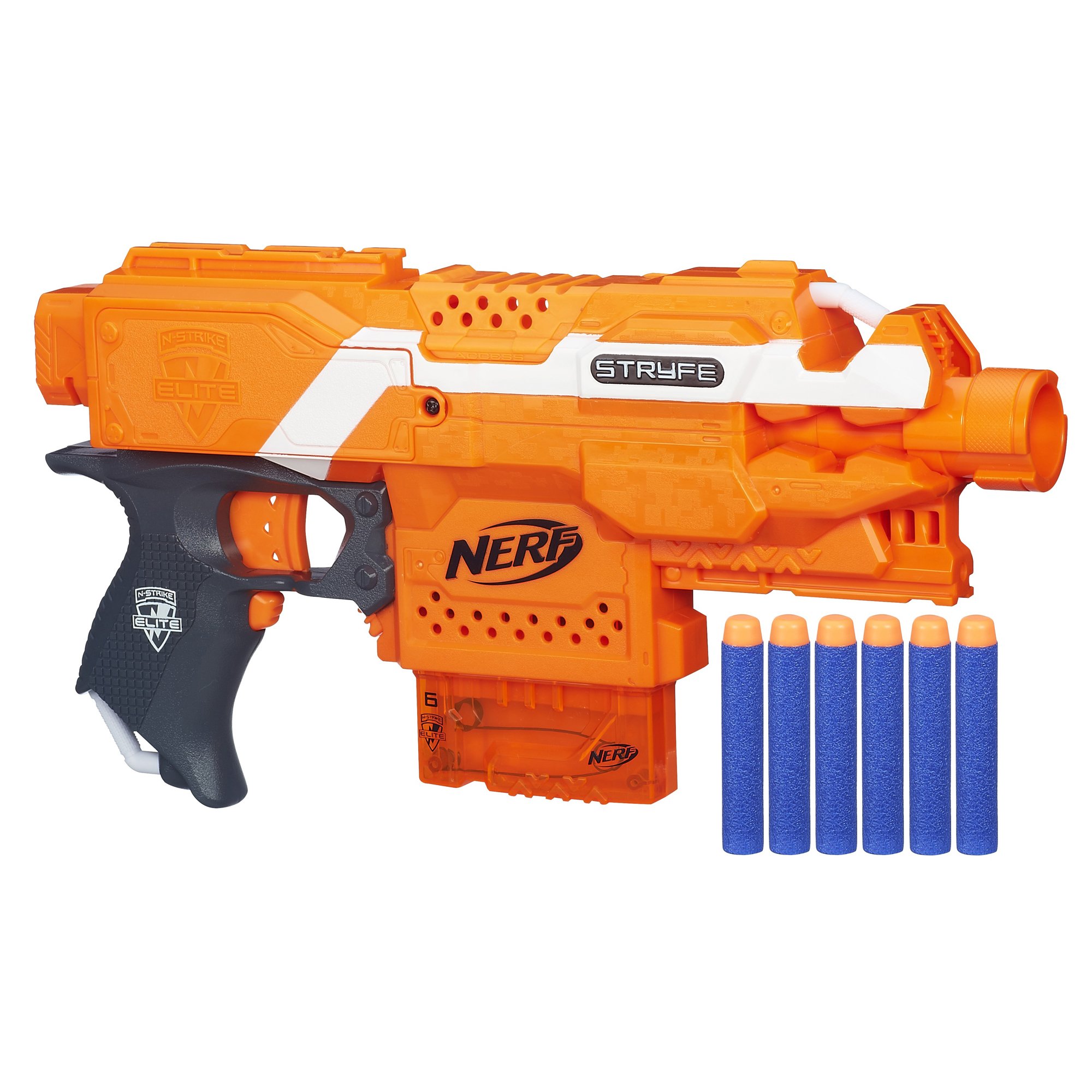 NERF ELITE STRYFE ナーフ　エリート　ストライフ Nerf N-Strike Elite Stryfe Blaster Set : Amazon.in: Toys & Games