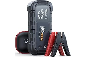 45W Car Battery Jump Starter, Jump Box with Extended Jumper Cables