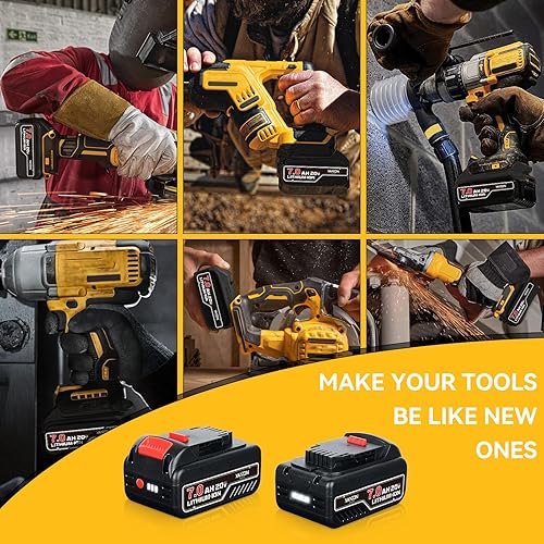 Miniatura 6 de VANON Paquete de 2 baterías de litio LB2X4020 de 7.0Ah de repuesto para Black and Decker 20 V LBXR2020 LBX4020 LB2X4020-OPE LBXR20-OPE LBXR20 LB20