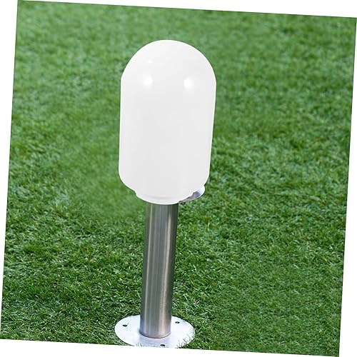 Miniatura 6 de Lámpara de pared blanca para jardín, globo de repuesto, pantalla de plástico para exteriores, lámpara de poste para exteriores, pantalla de piso,