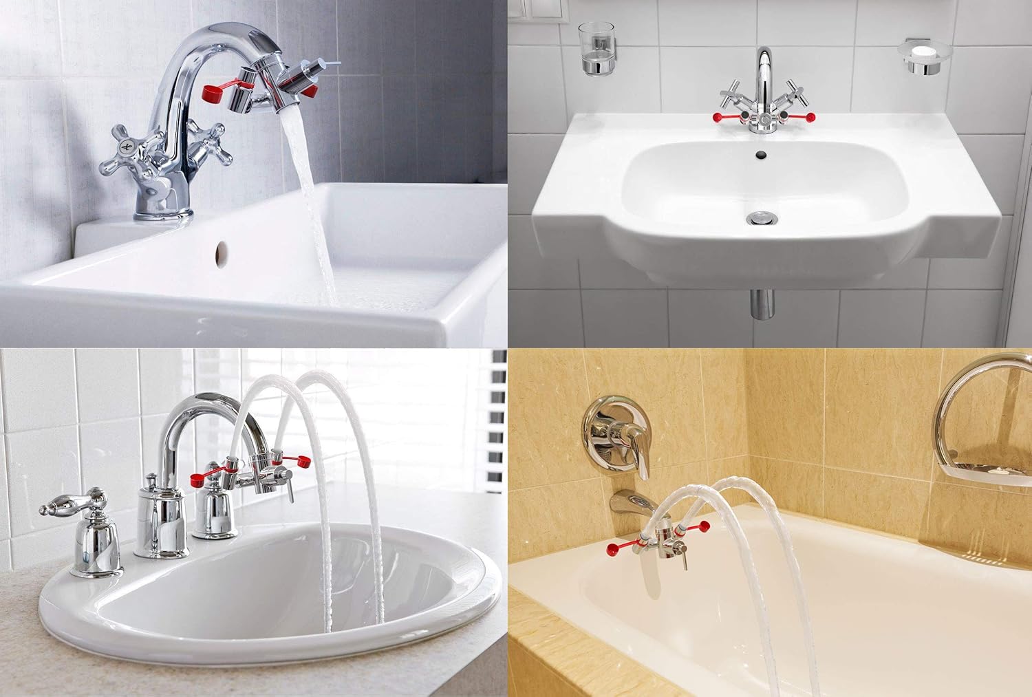 Flаѕh Dеаlѕ - 80% оƒƒ Skywin Eye Wash Kit - Faucet Mounted Emergency Eye Wash Station Sink Attachment - 1x Continuous Flow Eyewash Station,3X Common Sink Adapters,2X Inspection Tags,1x Emergency Eye Wash Station Sign