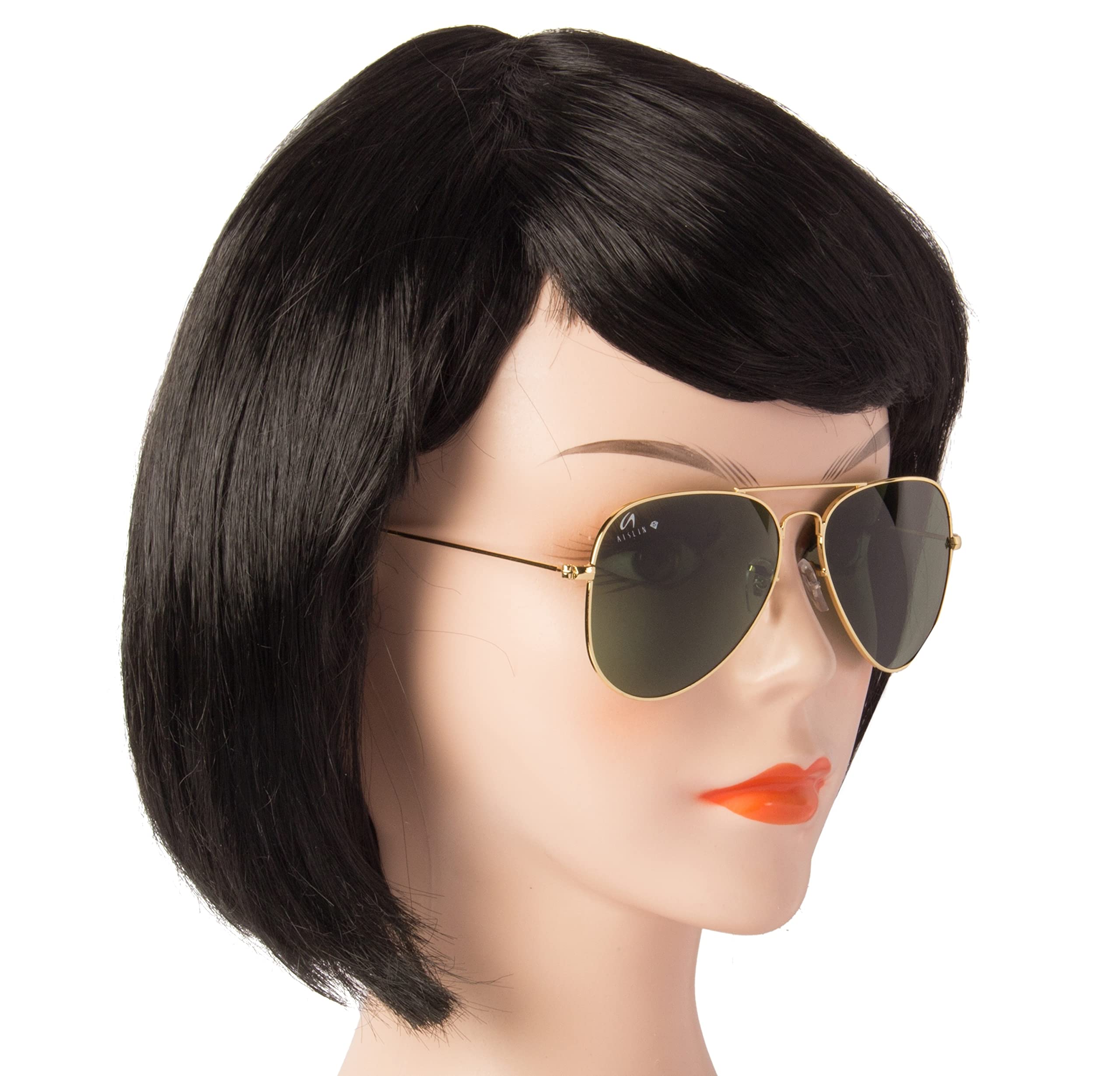 Aislin Toughened Glass Aviator Sunglasses For Men And Women Large