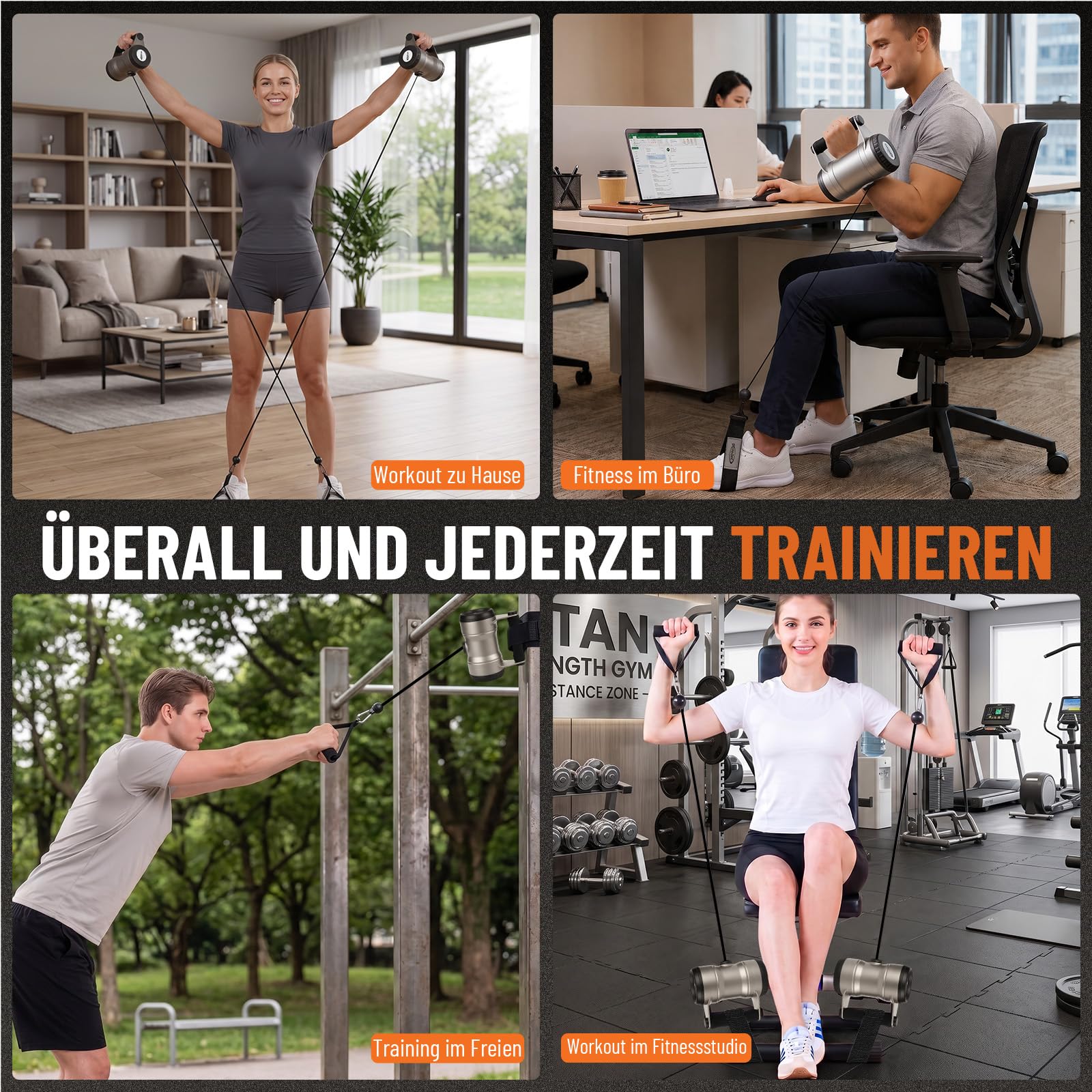 Adjustable Dumbbells, Digitale Smart Verstellbare Widerstandshantel Trainer | 6 Widerstandsstufen Kurzhantel mit USB-C Aufladung & Digital Display, Ganzkörpertraining für Home Fitness, Büro & Outdoor