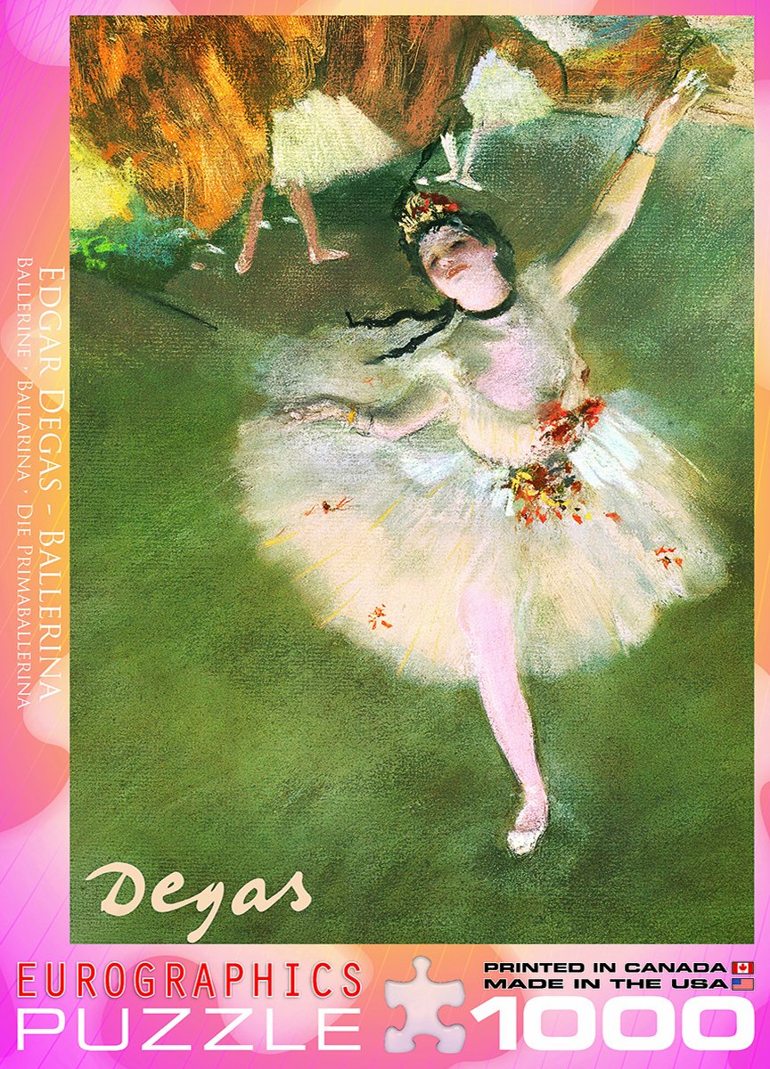 Amazon.com: EuroGraphics Ballerina by Degas 1000 Piece Puzzle