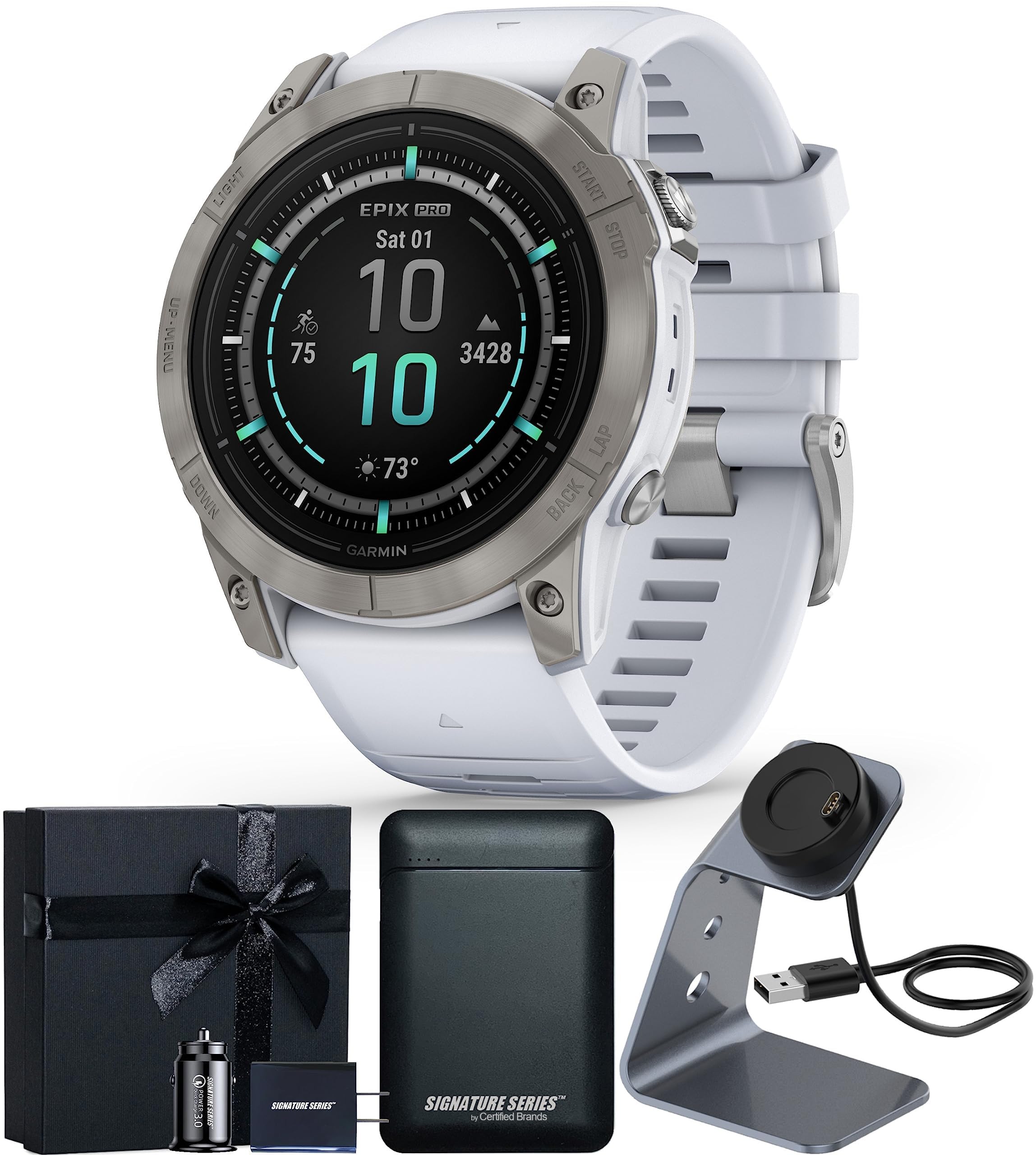 Amazon.com: Garmin epix Gen 2 Pro Sapphire Edition, 51mm, Titanium 