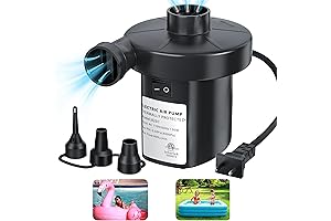 Bomba de aire eléctrica Bomba de aire para inflables Bomba de colchón...