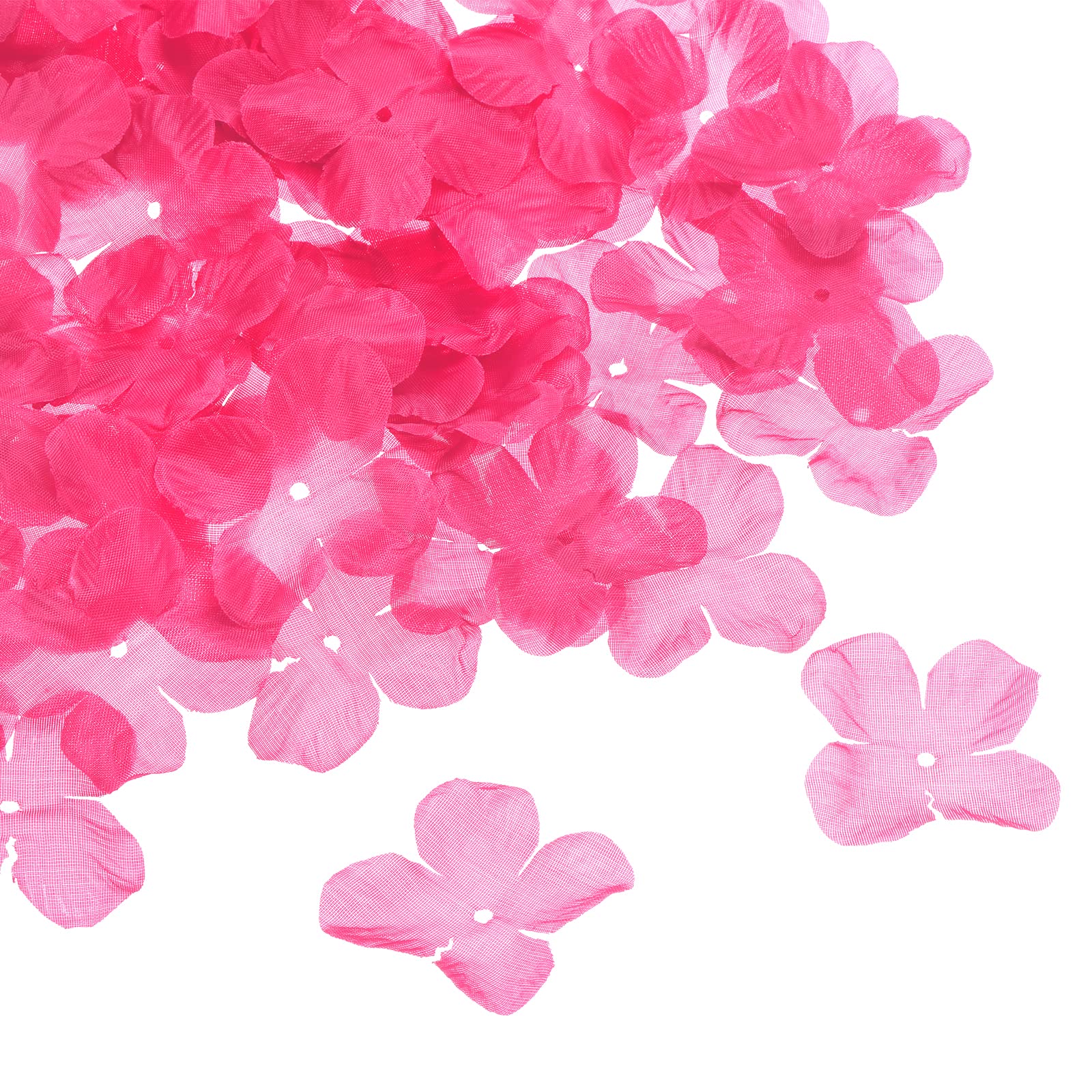 PATIKIL Artificial Flower Petals, 500Pcs Fake Flowers Silk Petal Decoration Supplies for Wedding Decor Bridal Party Event Fuchsia