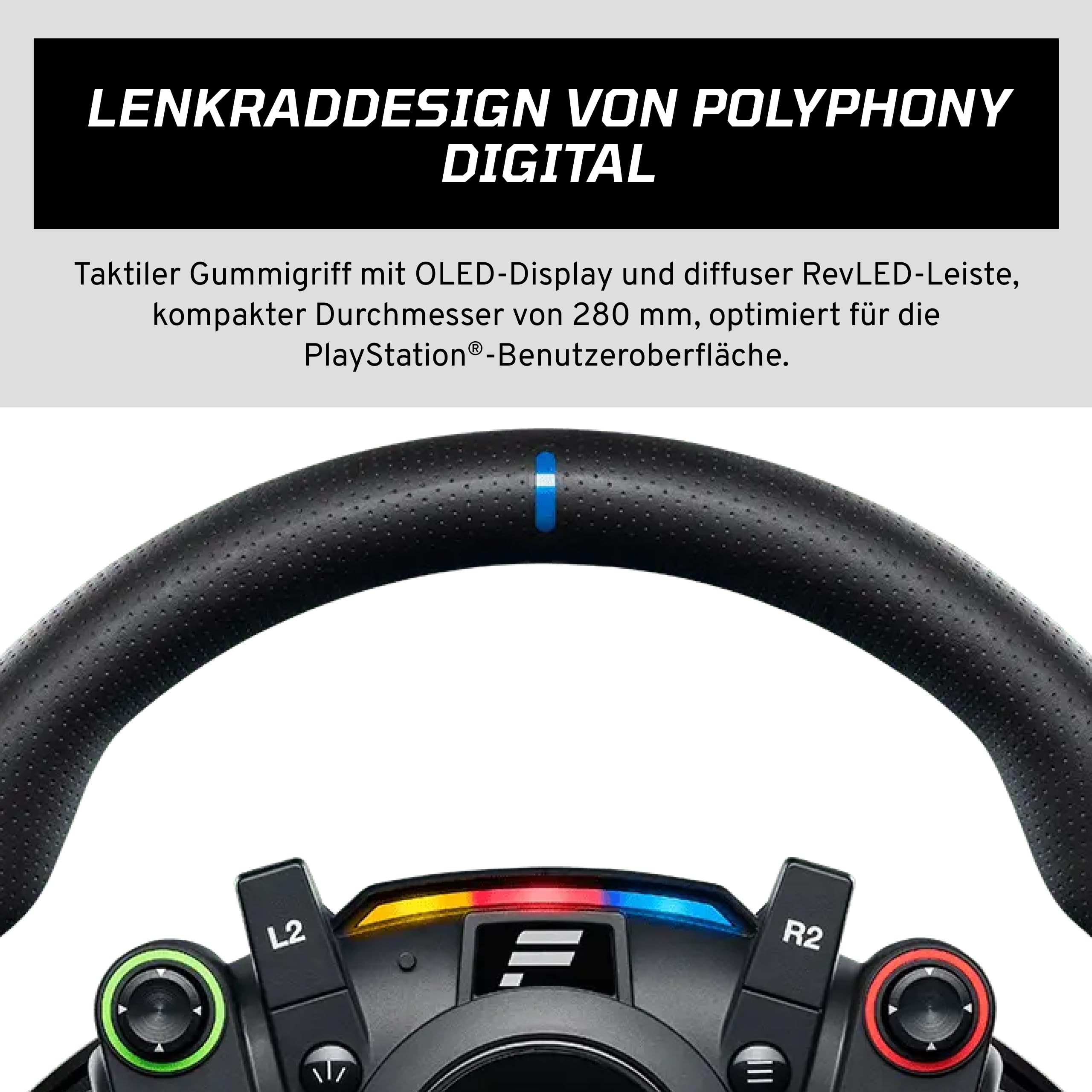 Fanatec Gran Turismo DD Pro PlayStation Paket Sim Racing Lenkrad Basis Pedale 5 Nm Direct-Drive PC PS5 PS4