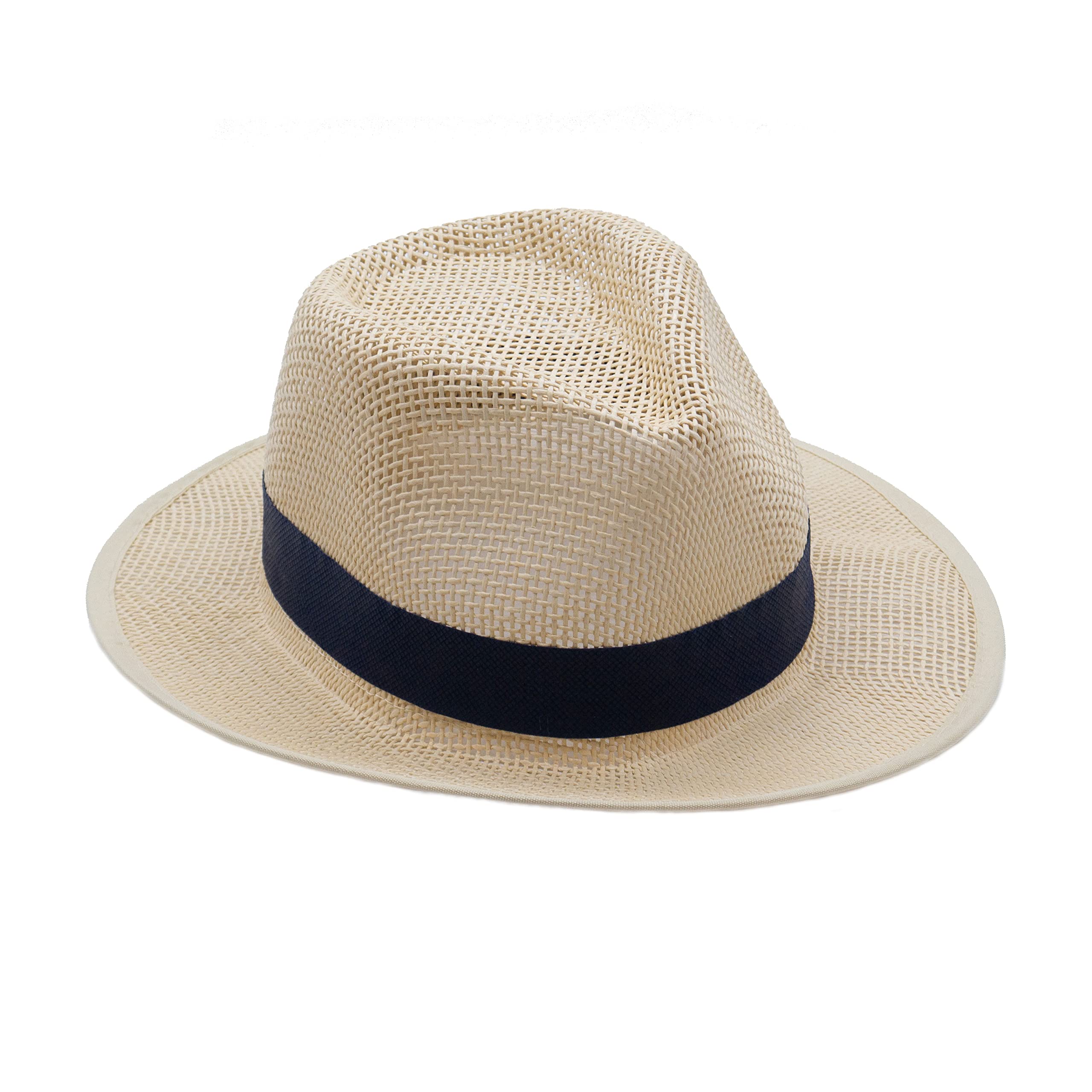 SILABA TONICA Sombreros Para Eventos - Pack 10 Sombreros Hombre y Mujer - Sombreros con Cinta de Color a Elegir - Gorro Augusta Disponible en 2 Tonos