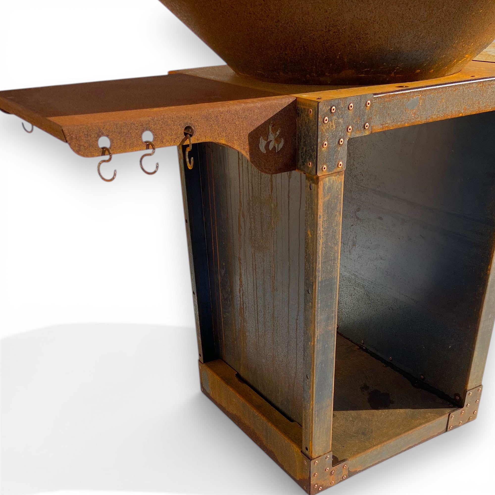 Brasonfire Mensola per braciere BRASONFIRE Ø 60 cm, Barbecue esterno a legna e accessori, 100% fabbricazione francese