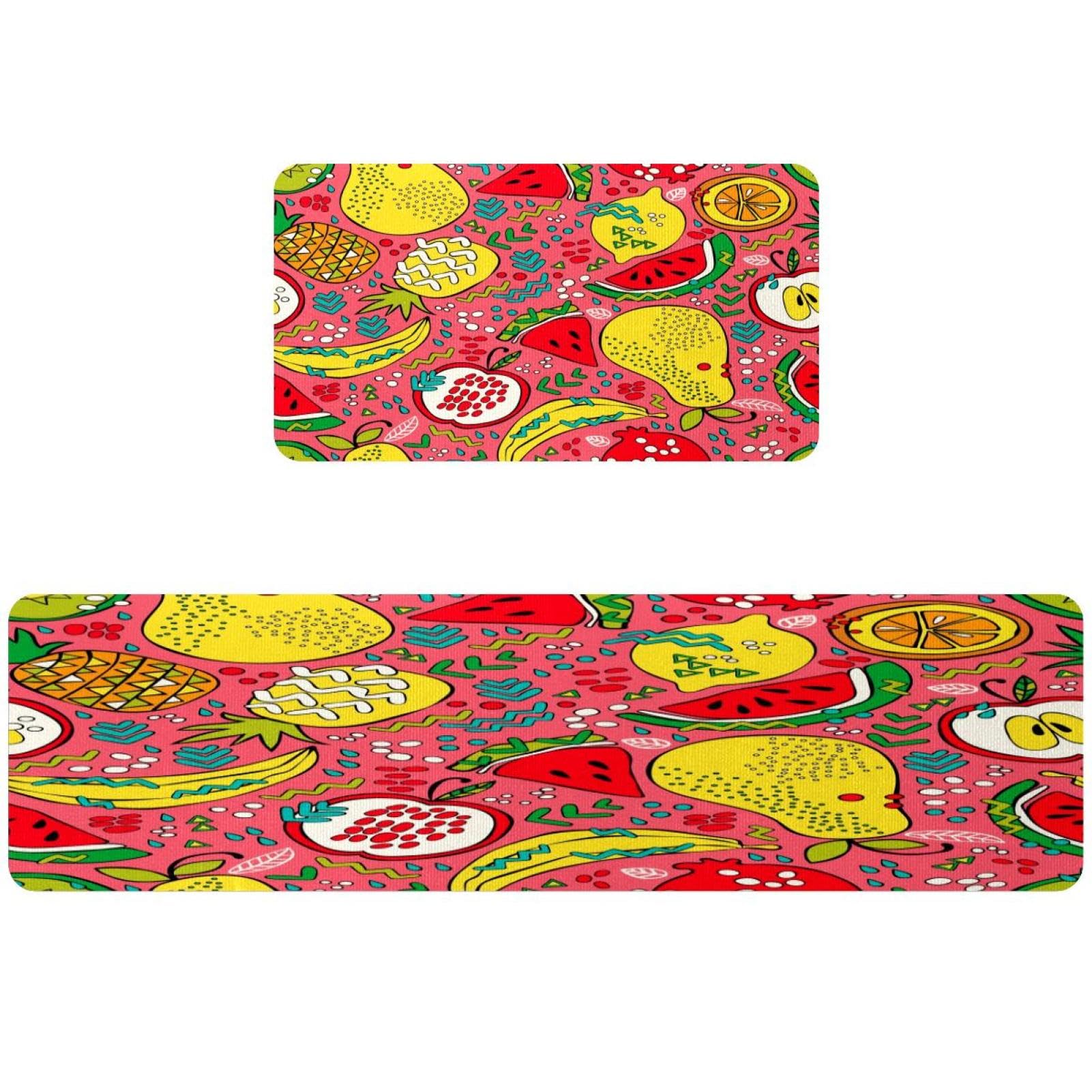 Tapis de cuisine fruits d'été pour sublimer votre buanderie et couloir