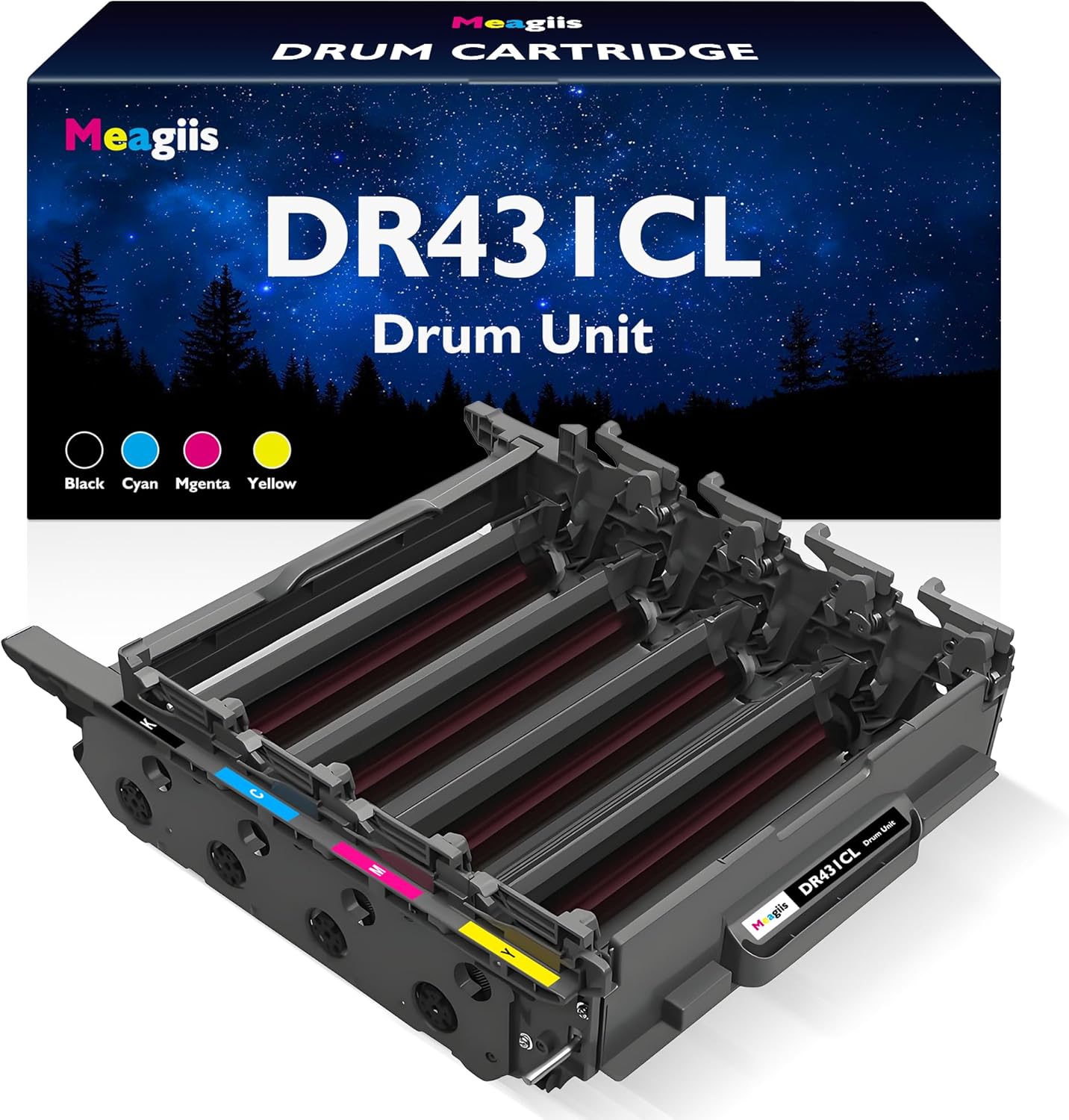 DR431CL DR-431CL Drum Unit Replacement for Brother HL-L8260CDW HL-L8360CDW HL-L9310CDW MFC-L8610CDW MFC-L8895CDW MFC-L8900CDW MFC-L8905CDW MFC-L9570CDW Printer, 30000 Page Yield (3 Years Warranty)