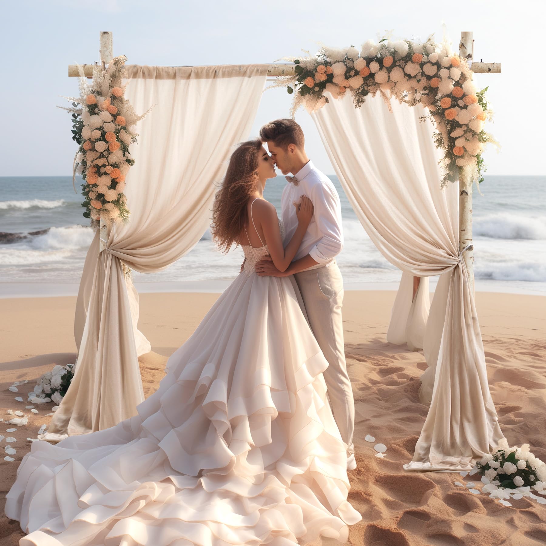 Wedding Arch Draping Fabric, 1 Panel 28