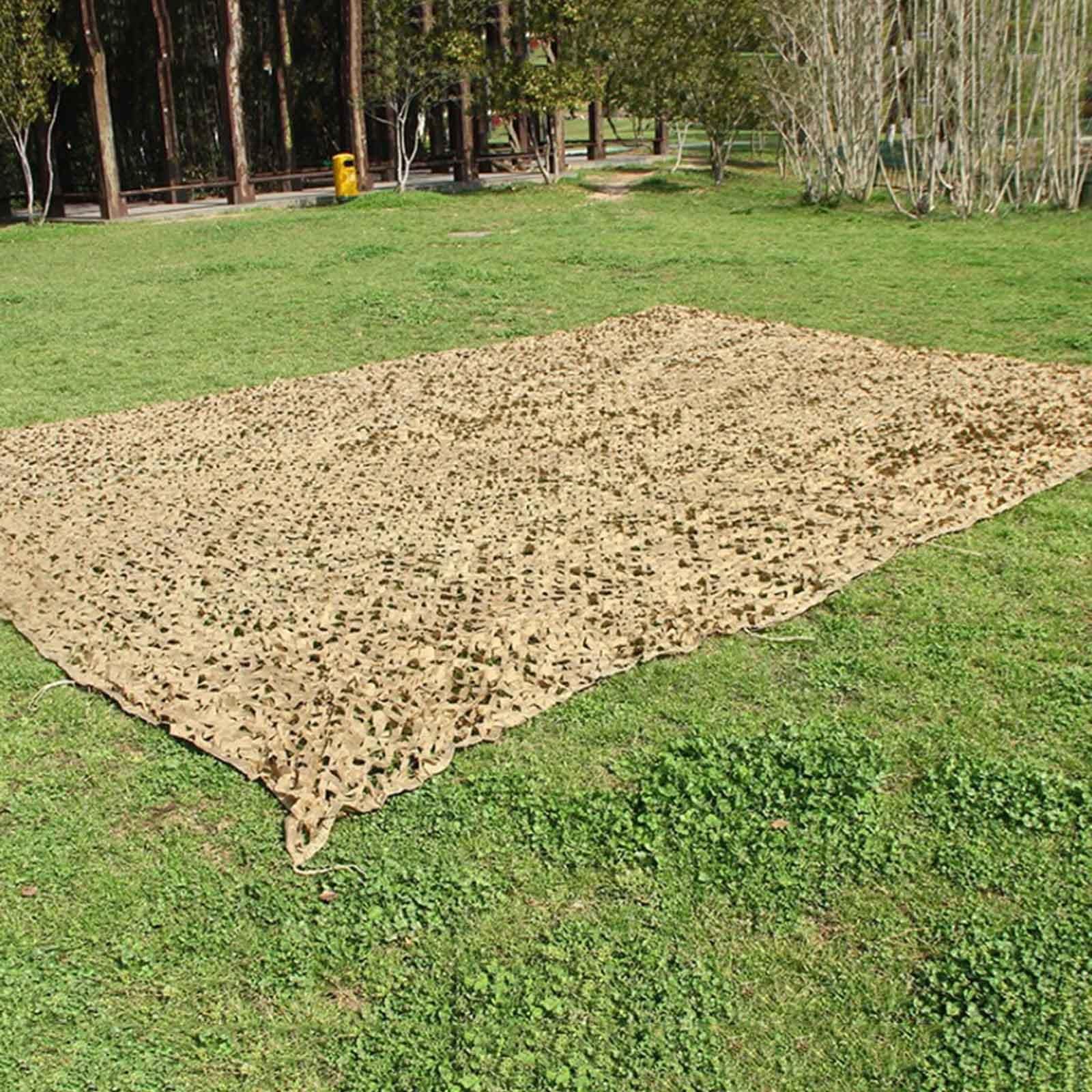 Verstärktes Tarnnetz,Sonnensegel,210d Oxford Tuch Camouflage Netz,Tarnung Netz Für Militär Camping Jagd Bundeswehr Dekorative Autoabdeckung,Sonnenschutz Tarnnetz Sichtschutz,Yellow-3x8m(9.8*26.2ft)