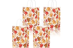 Exquisite Autumnal Paper Bags: Enhance Festive Gatherings