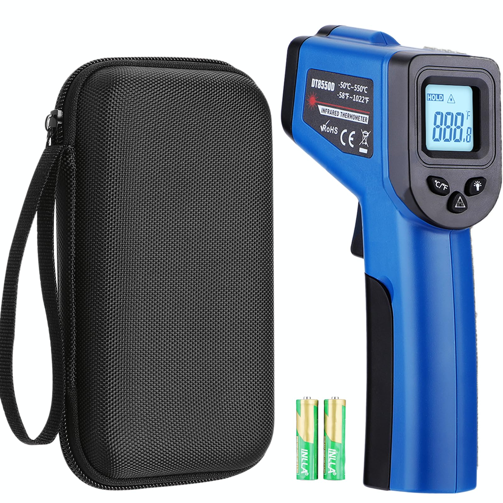 Photo 1 of OnniFlame Infrared Thermometer Gun for Griddle - Blue