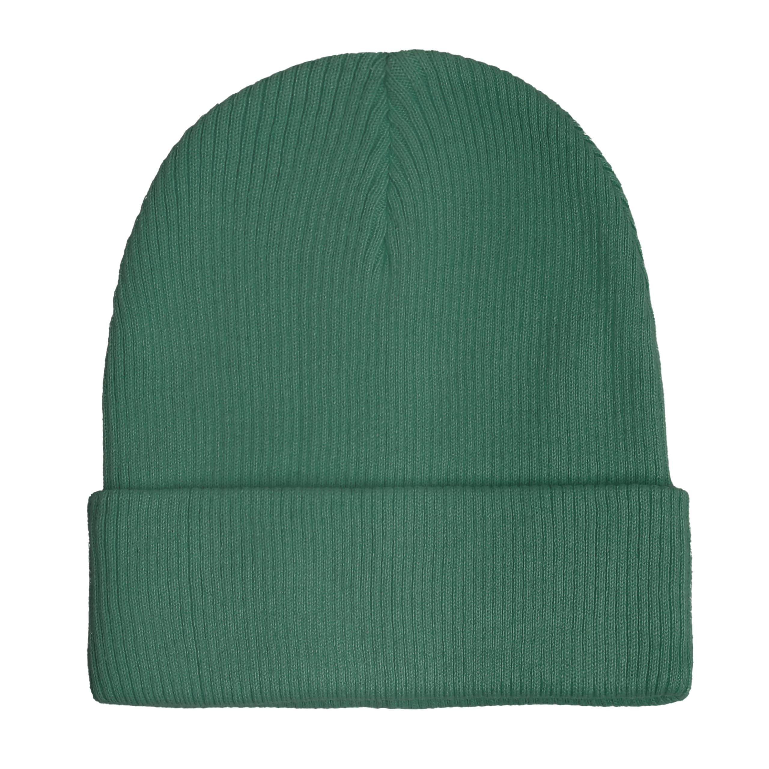 The Hat Depot 100% Cotton Cuffed Skull Beanie - Soft, Lightweight & Stretchy For Men & Women - Daily Winter Hat - View #3