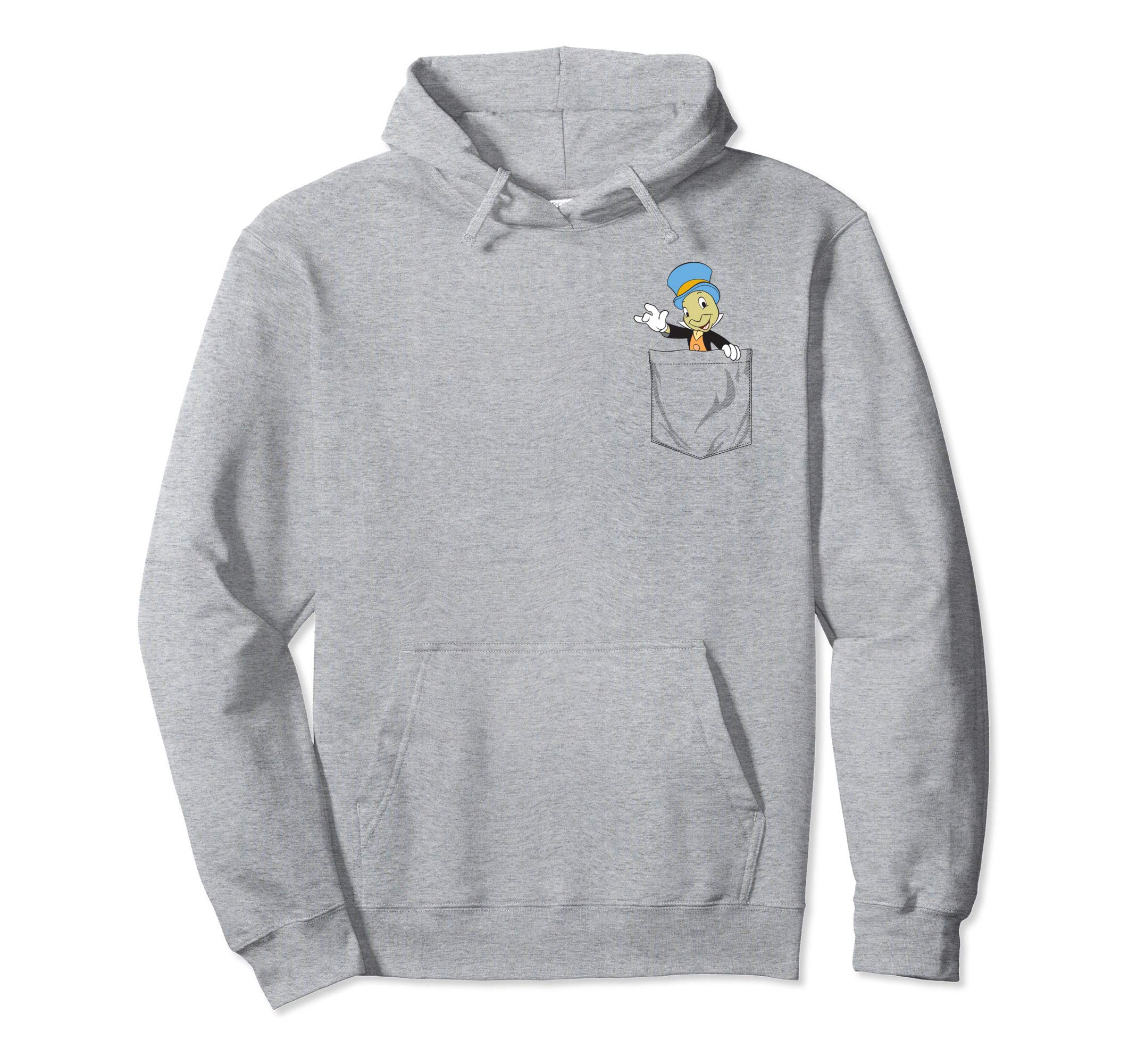 DisneyPinocchio Jiminy Cricket Faux Pocket Pullover HoodieOEKO-TEX STANDARD 100