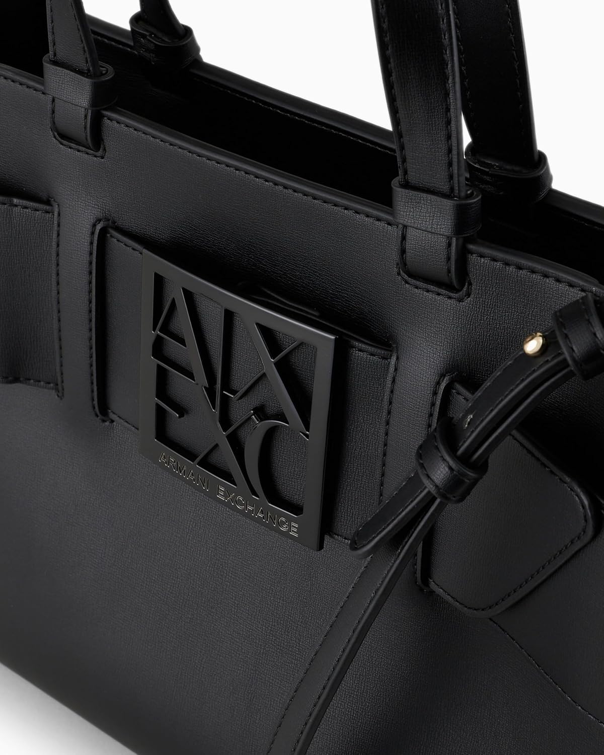 Armani Exchange A|X Logo Strap Tote - Image 4