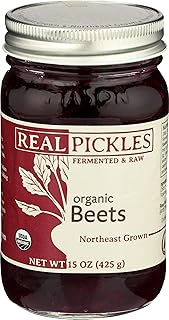 Real Pickles Organic Pickled Beets, 15 Oz