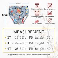 Vista 2 de Ropa interior de entrenamiento para bebés, niños, ropa interior de entrenamiento absorbente para ir al baño, pantalones de algodón para orina