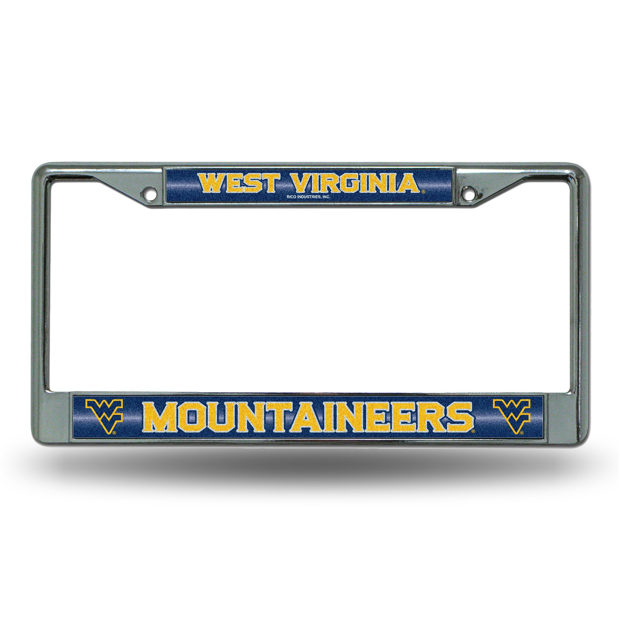 Rico Industries Ncaa Unisex Adult Bling Chrome License Plate Frame