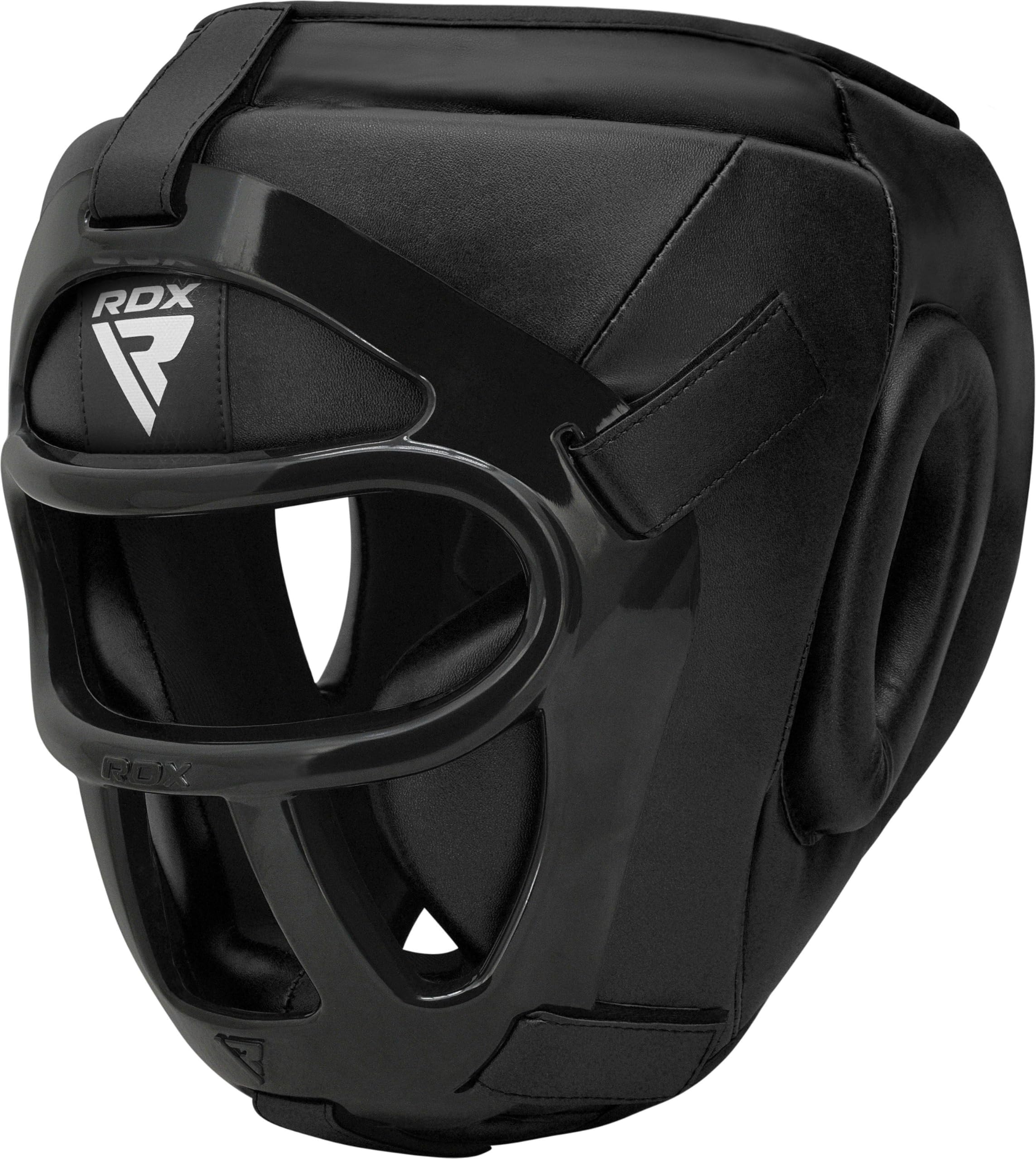 RDX Head Guard Boxing MMA Muay Thai, Removable Face Grill, Headgear Sparring Grappling Martial Arts, Full Face Protection, Kickboxing Taekwondo Karate BJJ Training Helmet