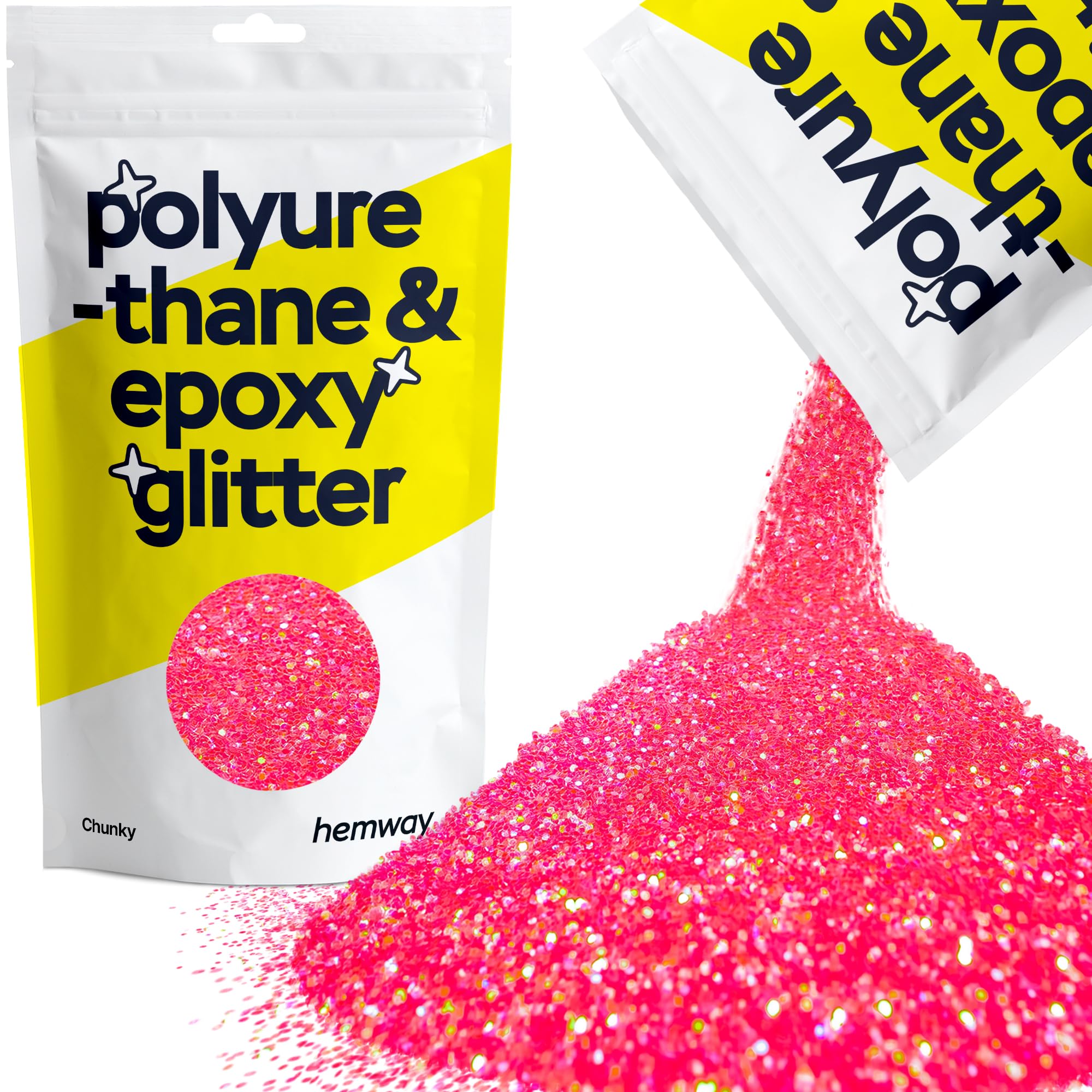 Hemway Resin Glitter Bronze Brown 100g Super Chunky | Polyurethane & Epoxy Glitter for Resin Crafts, Tumblers, Coasters, Floor & Table Art — view 68