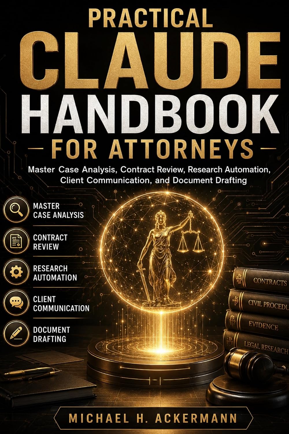 Practical Claude Handbook for Attorneys: Master Case Analysis, Contract Review, Research Automation, Client Communication, and Document Drafting (Claude AI Guide for Beginners 4)