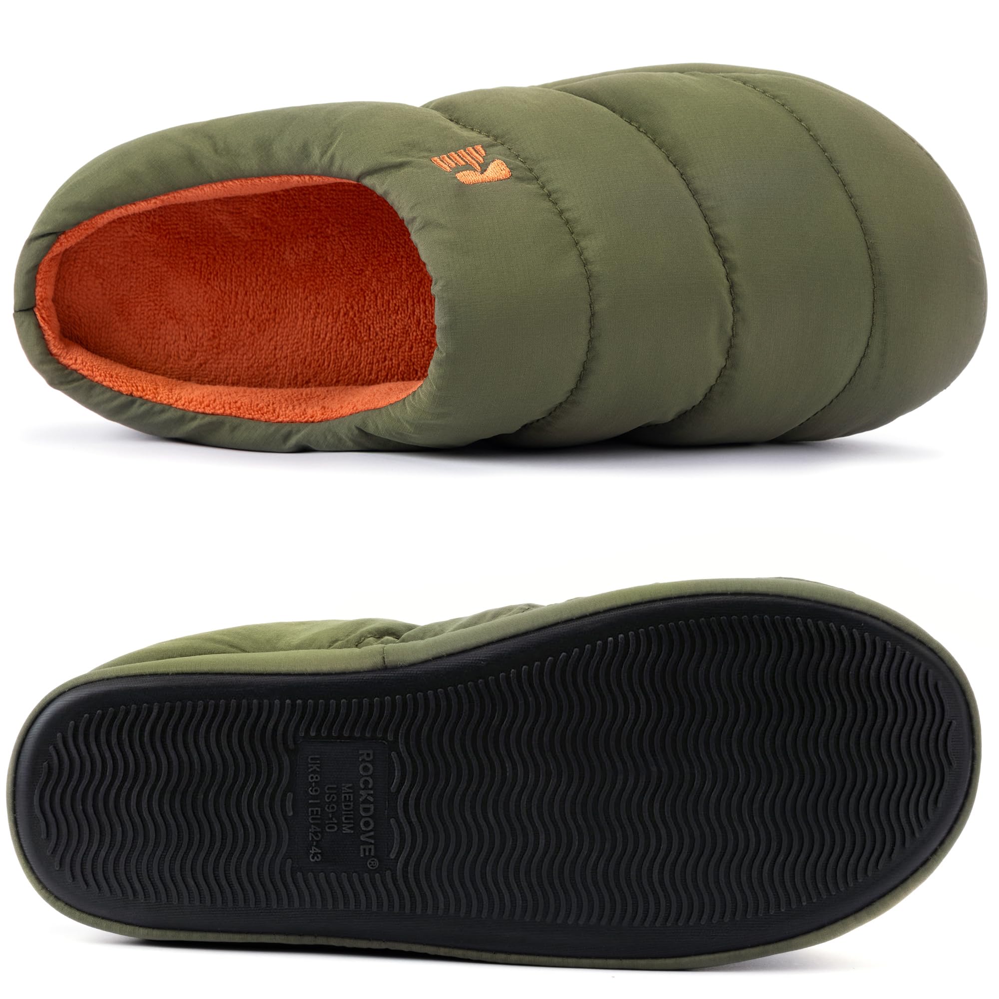RockDove Pantofole da Campeggio in Memory Foam per Uomo