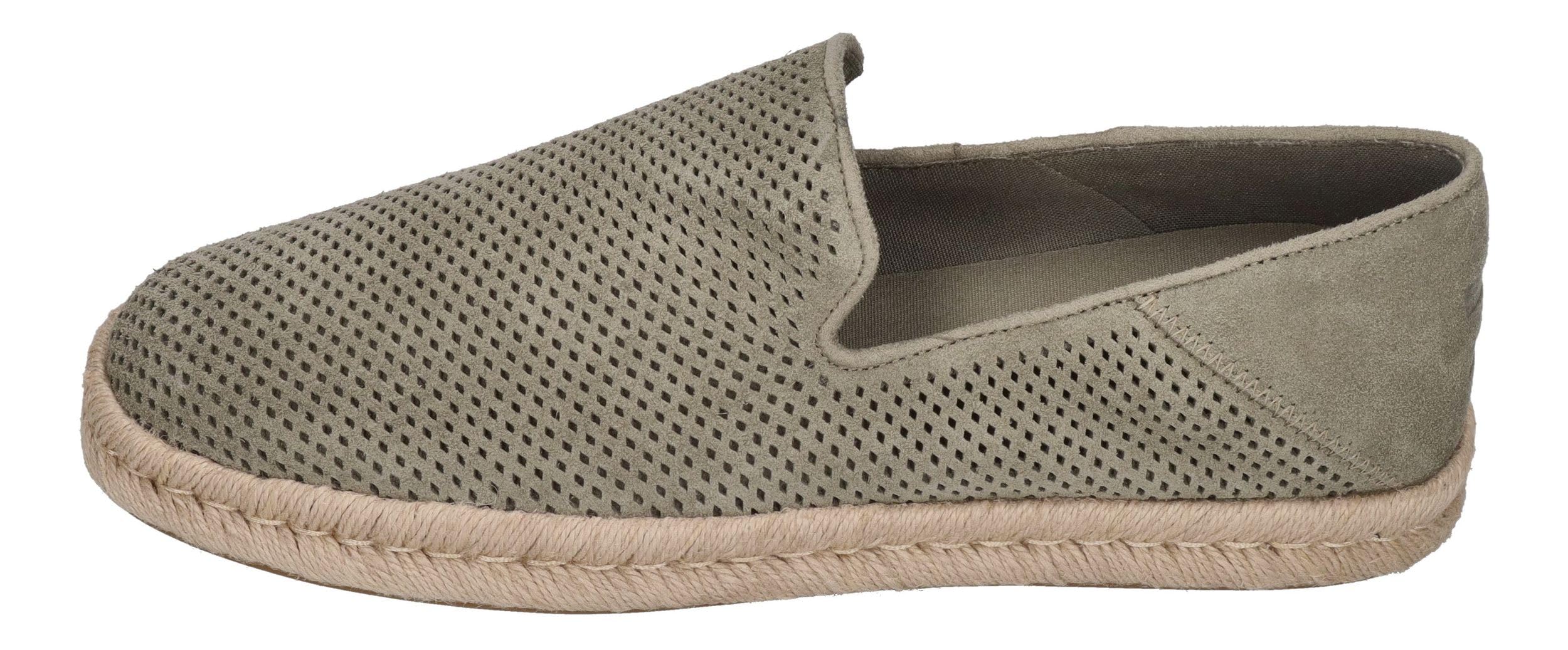 TOMS Herren Espadrilles Santiago 10022203 - vetiver Grey dp Suede