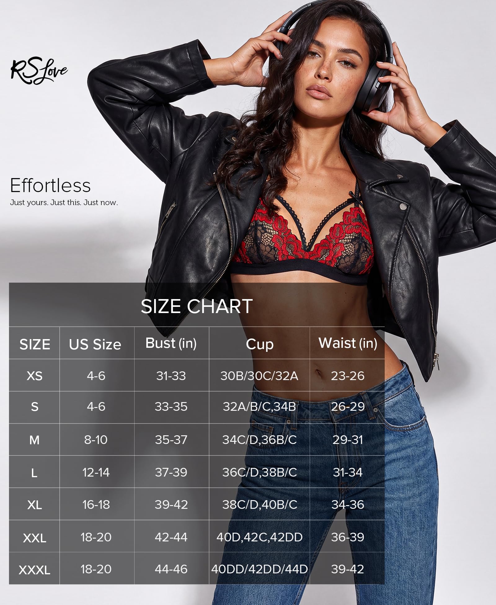 RSLOVE Rslove Set Di Lingerie Set di biancheria intima Donna