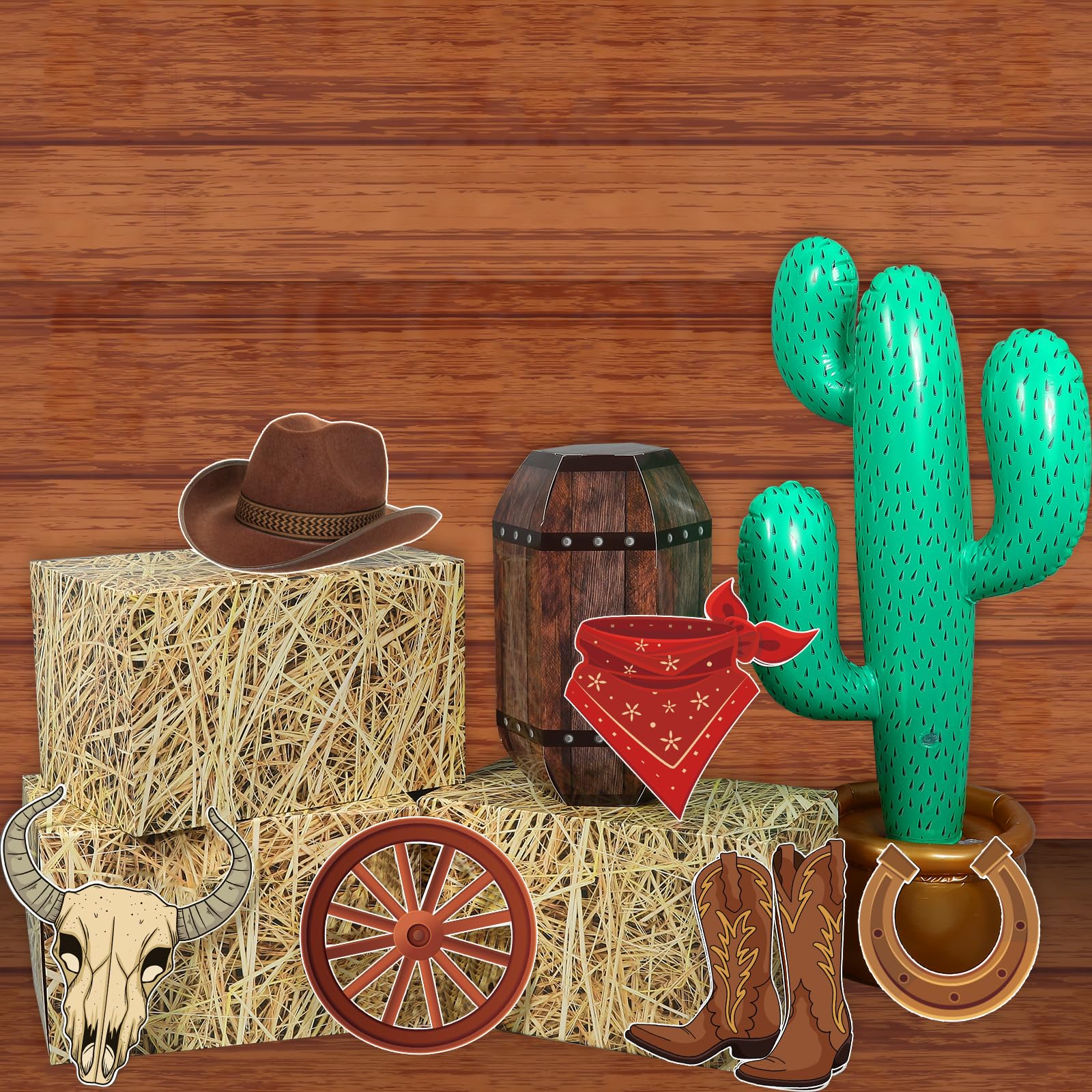 Décoration fête cowboy ouest pour anniversaire de mariage et rodéo