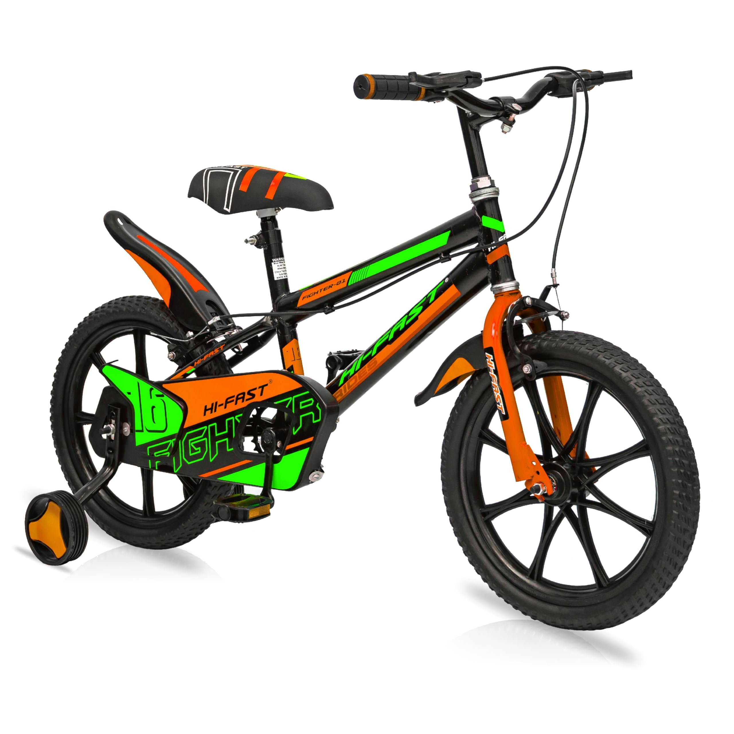 HI-FAST Fighter 16 inch Kids Cycle for 4 to 7 Years Boys & Girls with Training Wheels (95% Pre-Assembled) (B0CSDQVYT4) Amazon Price History, Amazon Price Tracker