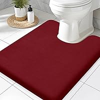 Vista 28 de Smiry Alfombra de Baño de Espuma Viscoelástica 47x24, Alfombras de Baño Extra Suaves y Absorbentes, Alfombra Antideslizante Lavable para Suelo, Gris