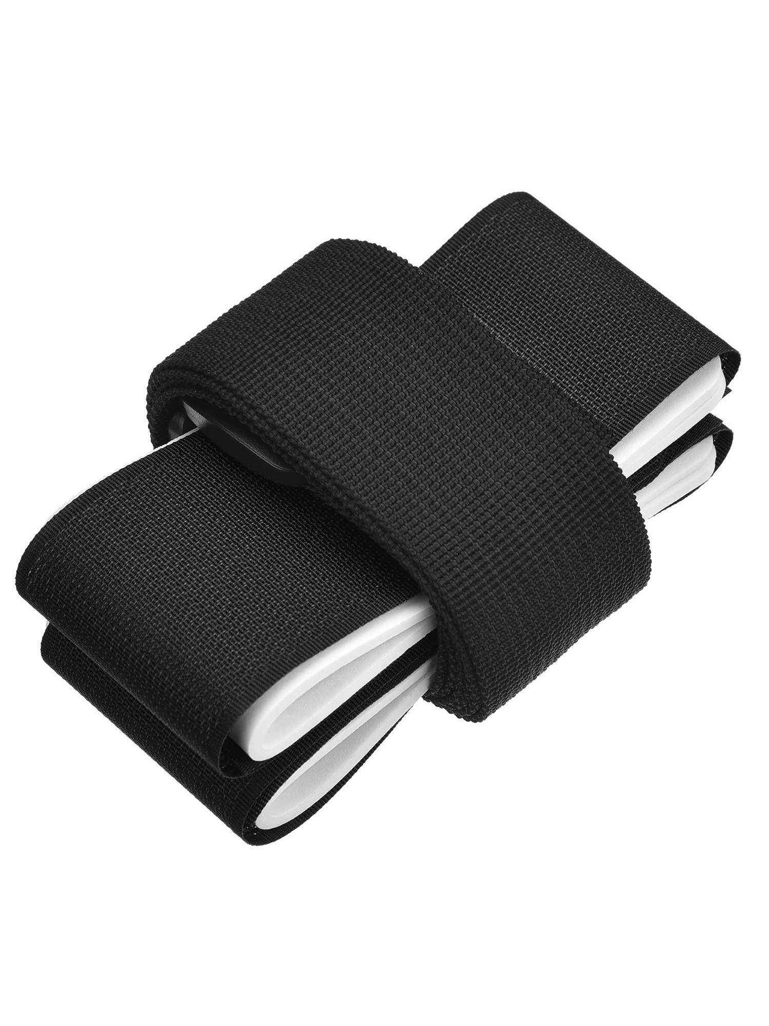 Bandoulière de Ski Porte-Épaules Réglable avec Sangle Rembourrée pour Transporter Skis et Bâtons, Noir