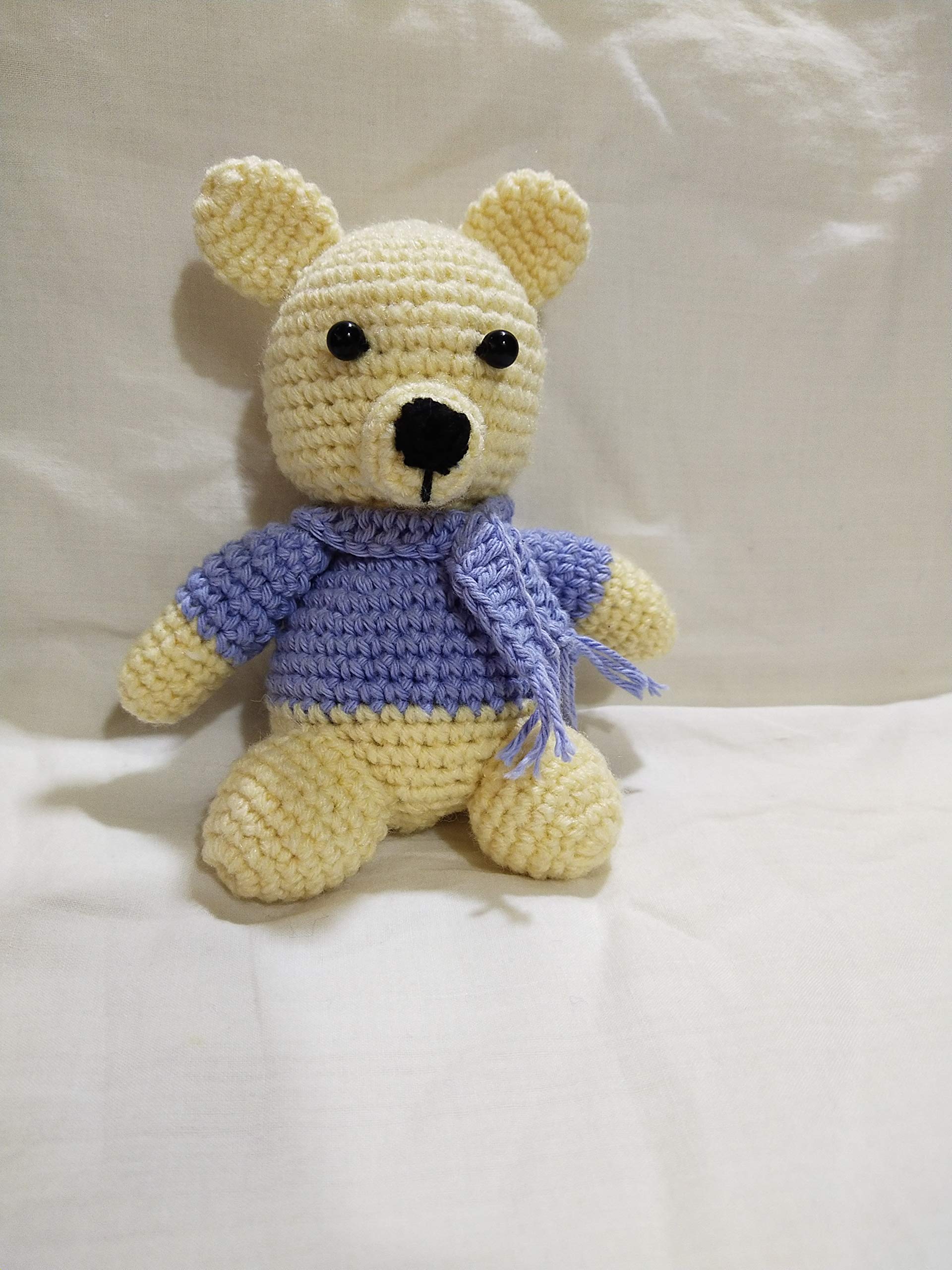 See full amazon price history chart for Asmita Creation Crochet Handmade Teddy(Blue) 4 inch Asmita Creation Crochet Handmade Teddy(Blue) 4 inch (B08LQV26C1) Amazon Price History, Amazon Price Tracker