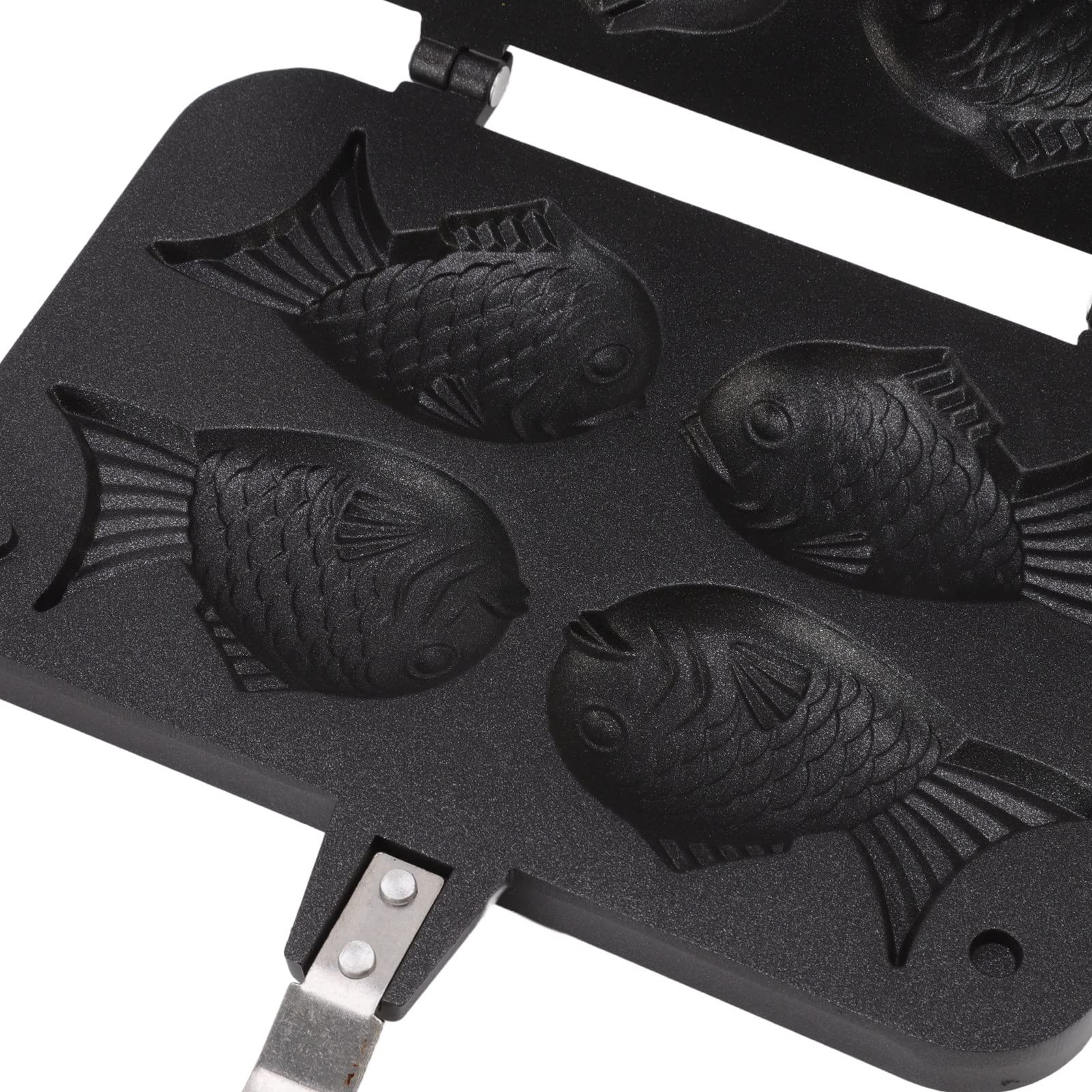 Taiyaki Urządzenie do robienia ciast w kształcie ryby Nieprzywierająca podwójna blacha do pieczenia Forma do gofrów Wysokiej jakości stop aluminium do domowej kuchni Robienie