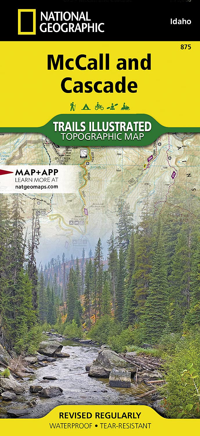 McCall and Lake Cascade (National Geographic Trails Illustrated Map, 875)