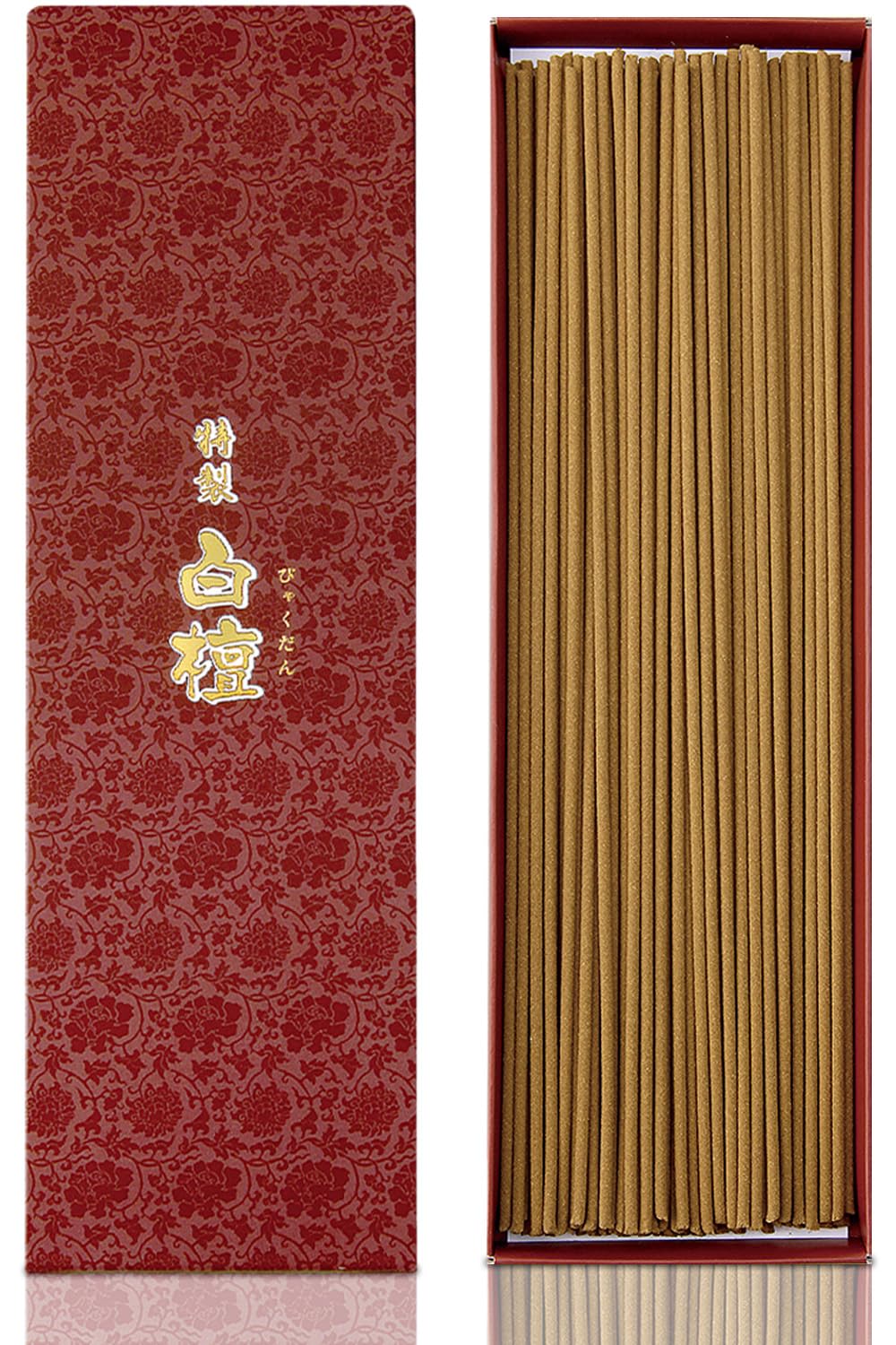 TJ TRAD JAPAN Sandalwood Incense Sticks Long 2.5oz 93 Pieces Made in Japan