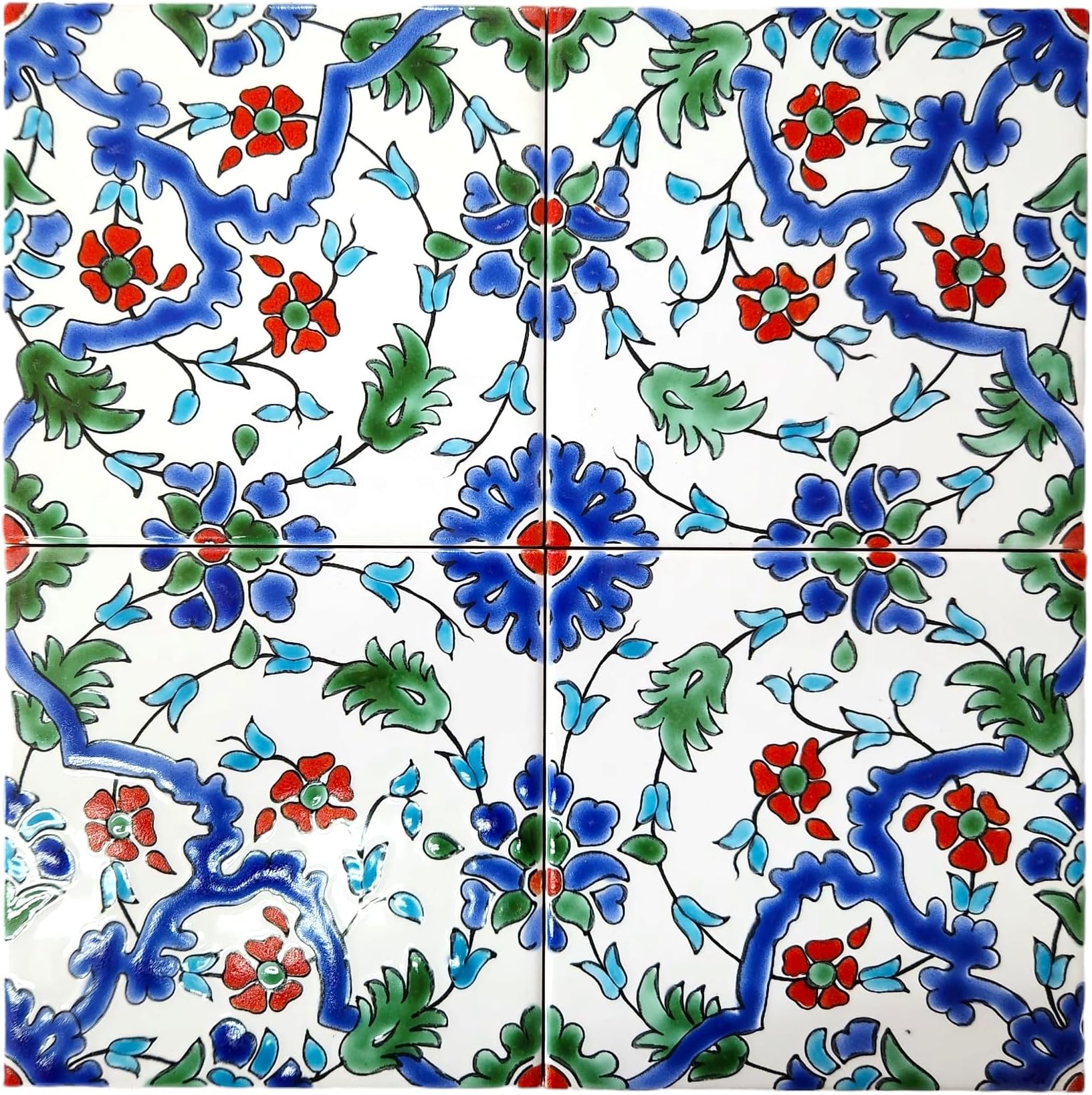 DYARI Decorative Ceramic Tiles – Hand Painted Indoor & Outdoor