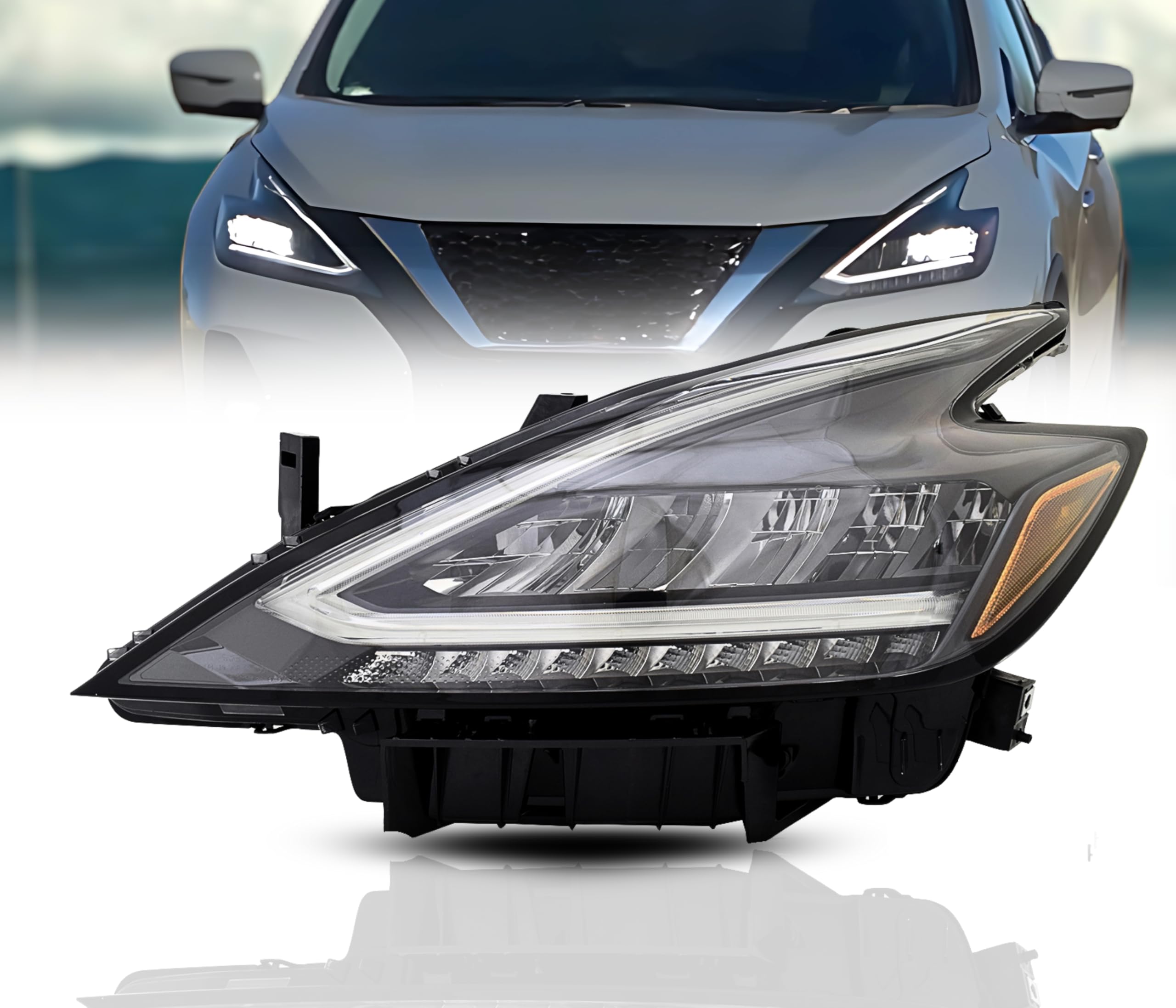 US NISSAN MURANO Z51 ヘッドライト OEM Amazon.com: Nissan Murano Headlamp Replacement Left Side/Driver