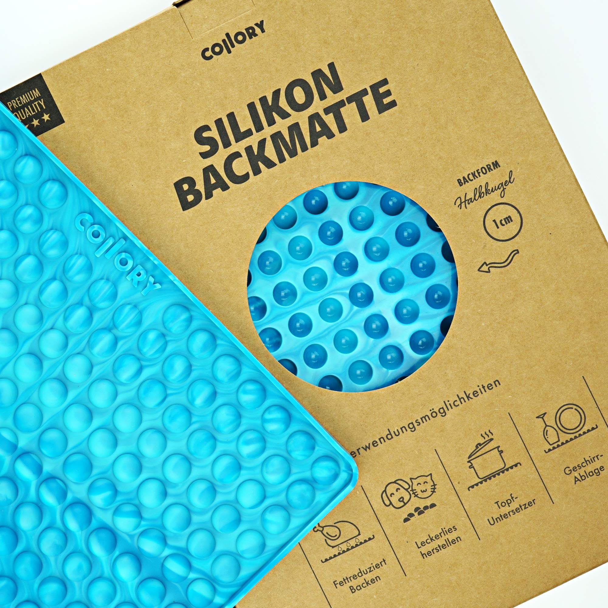 Tappetino Da Forno In Silicone Per Biscotti E Dolcetti Per Cani – 1 Cm, Antiaderente, Riutilizzabile - 3