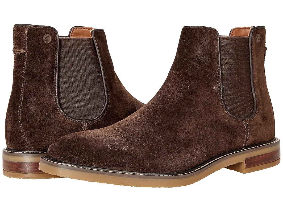 Clarks Men’s レザーブーツJaxen Chelsea Clarks Men's Collection Jaxen Chelsea Suede Comfort Boots