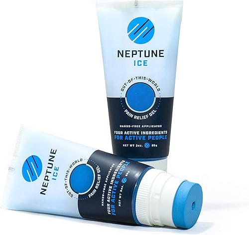 Miniatura 1 de Neptune Gel para el dolor de hielo con lidocaína 4 mentol 1 alcanfor 3 árnica boswellia MSM aloe orgánico y dimeticona  Tubo de 3 onzas  2 unidades