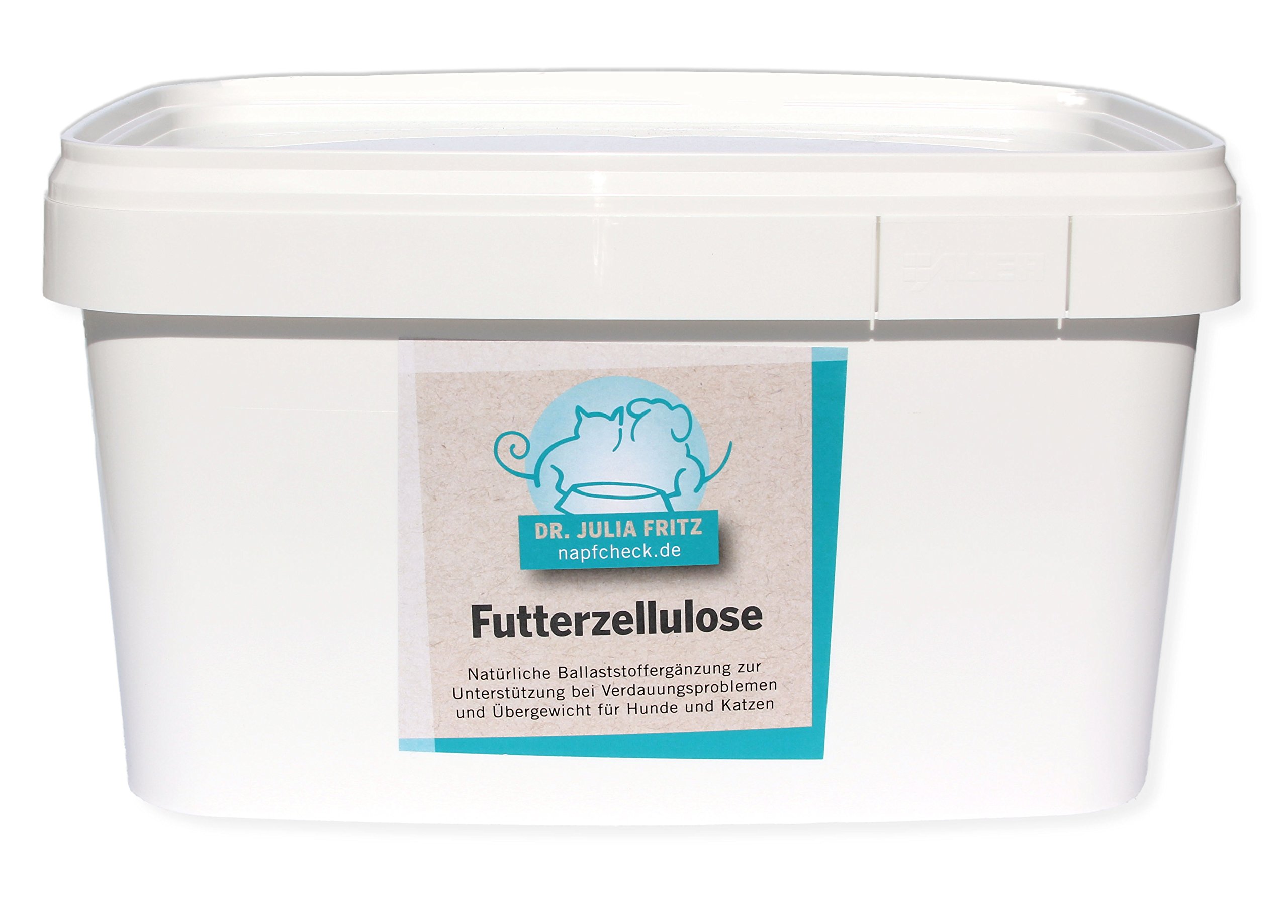 napfcheck Zellulose - Futterergänzung bei Durchfall und Übergewicht - Hund & Katze - 2000 g
