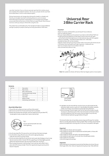 Miniatura 5 de Soporte de montaje para maletero de bicicleta, portabicicletas de automóvil, maletero o portador de enganche, puede montar 3 bicicletas, marco de