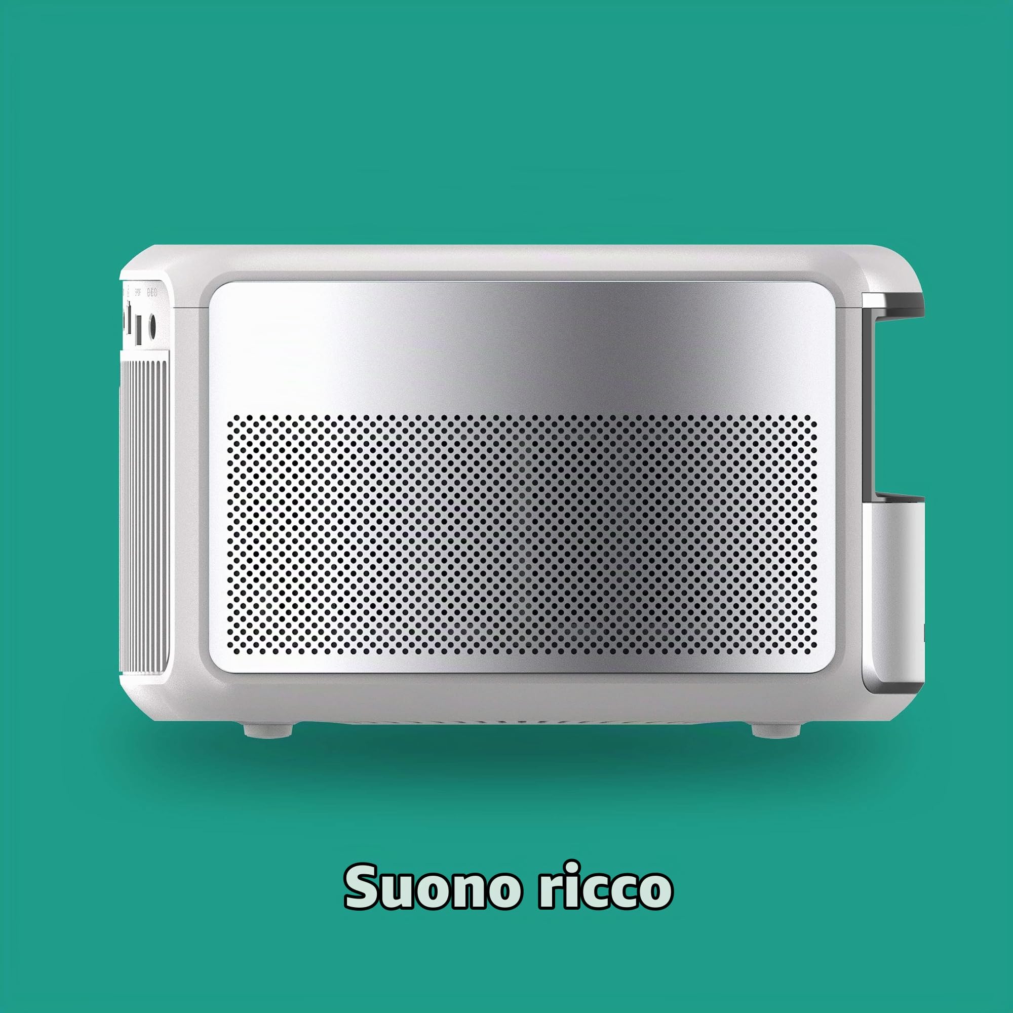 PHILIPS Screeneo S6 Proiettore con tecnologia intelligente 4K a ottica corta, Risoluzione 4K, proiezione delle immagini fino a 180", DLP LED, argento