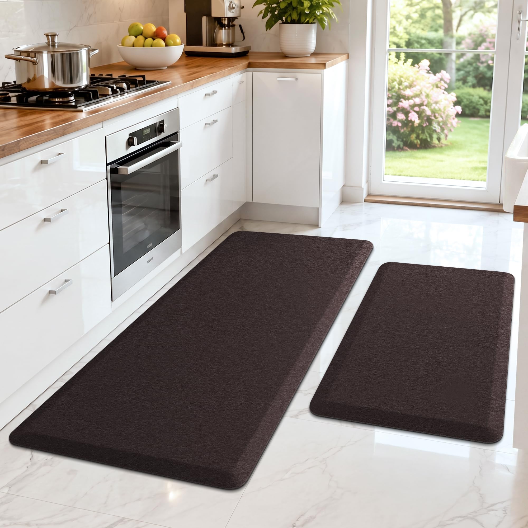 HappyTrends 2 PCS Kitchen Mat Cushioned Anti-Fatigue Floor Mat — Amazon image 13