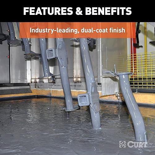 Miniatura 5 de CURT Enganche de remolque 13504 Clase 3, receptor de 2 pulgadas, se adapta a Ford Maverick seleccionado